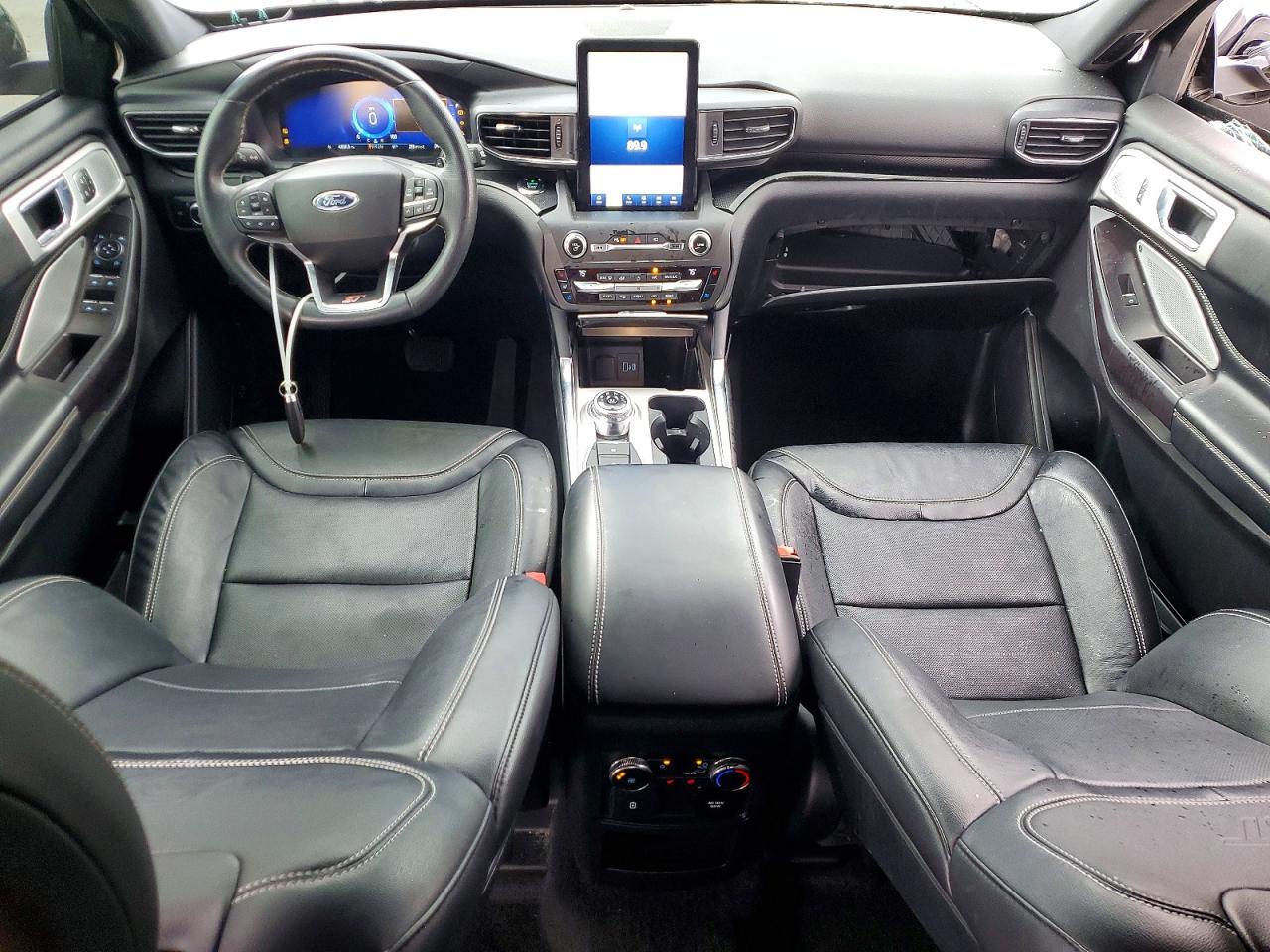 2020 Ford Explorer St Gray vin: 1FM5K8GC8LGA24021