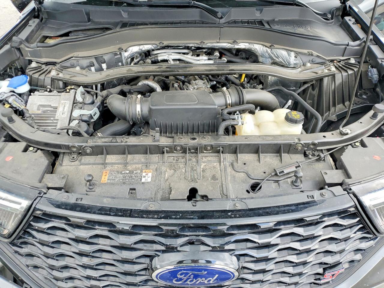 2020 Ford Explorer St Gray vin: 1FM5K8GC8LGA24021