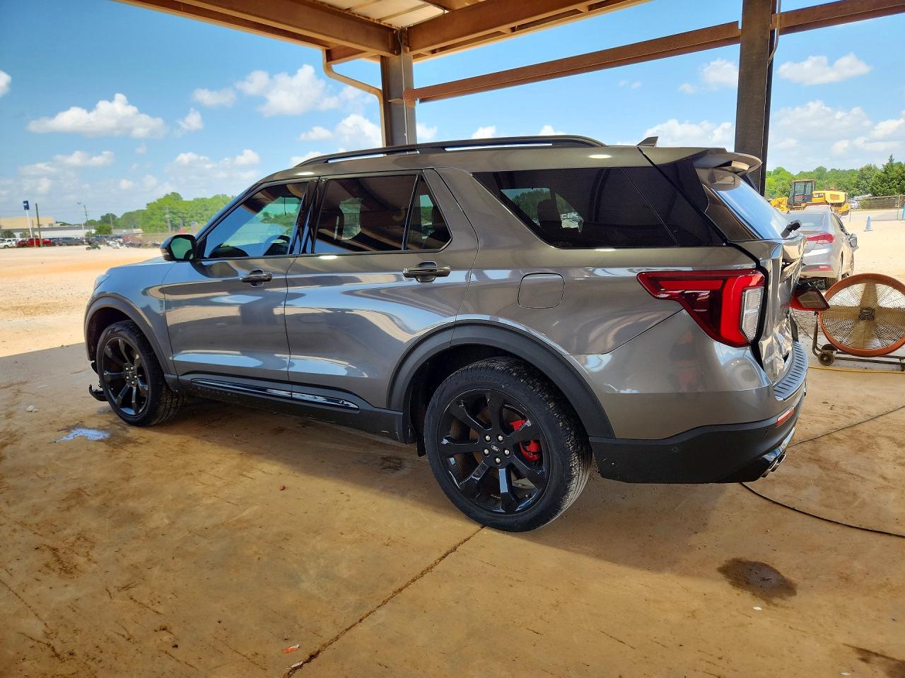 2021 Ford Explorer St Gray vin: 1FM5K8GC8MGA11691