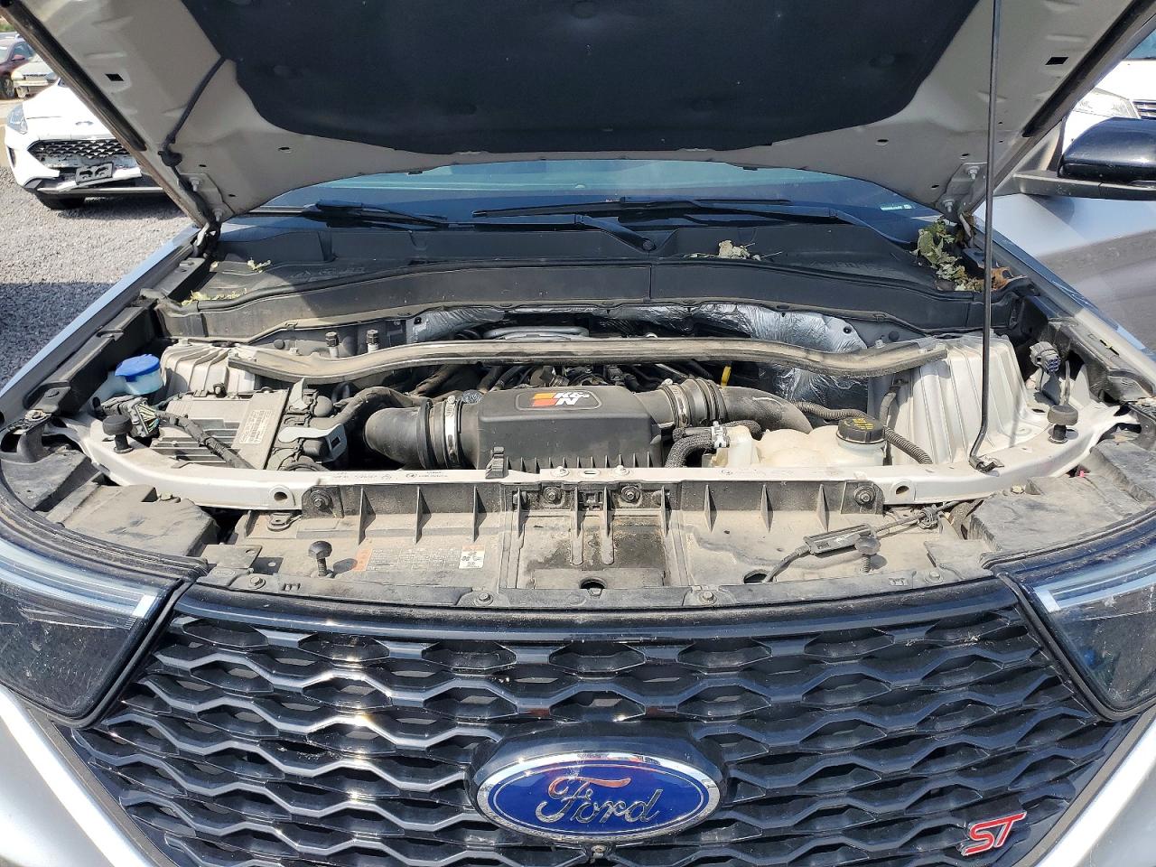 2020 Ford Explorer St Silver vin: 1FM5K8GC9LGA04098