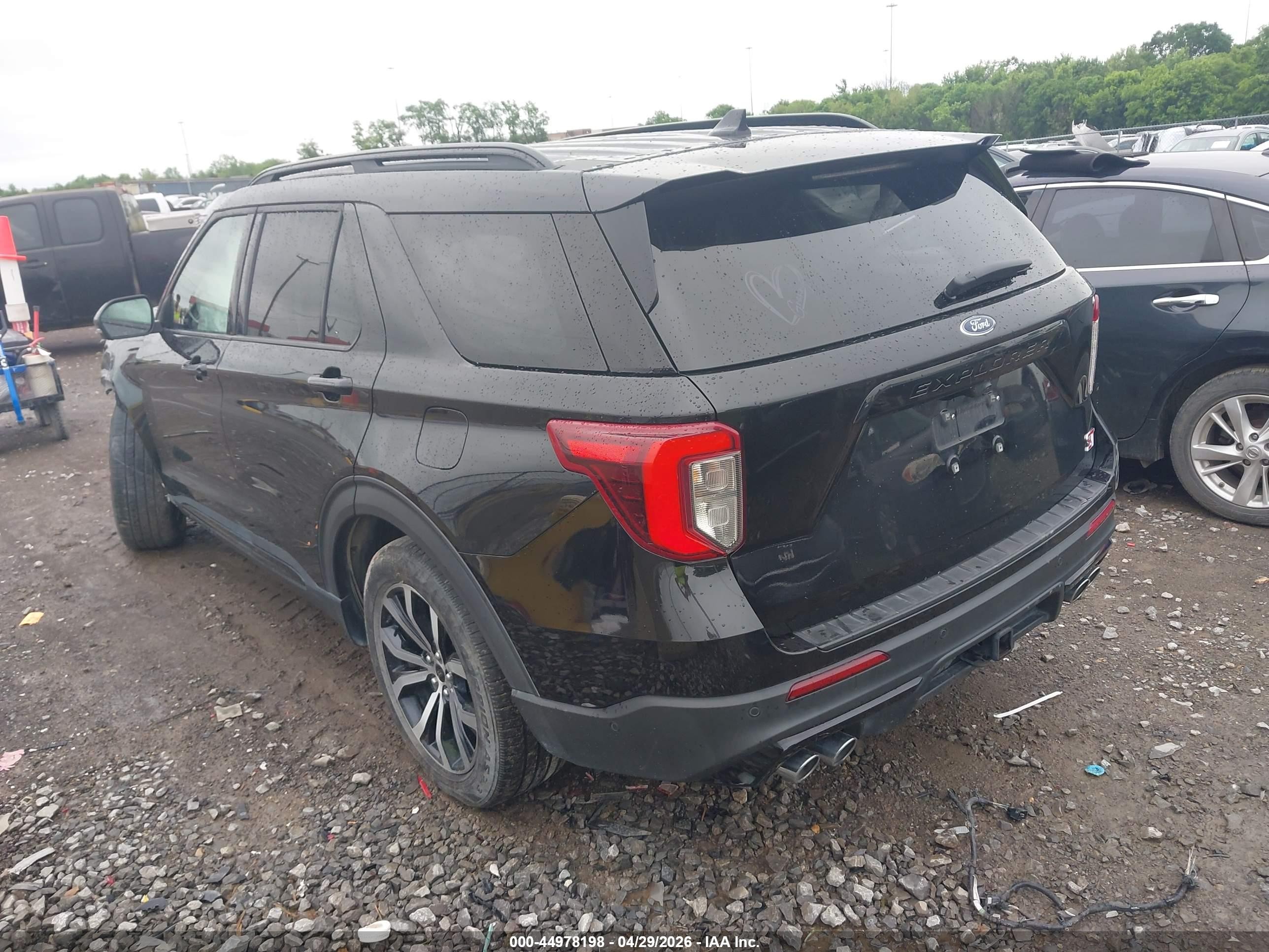 2020 Ford Explorer St Black vin: 1FM5K8GC9LGB95330