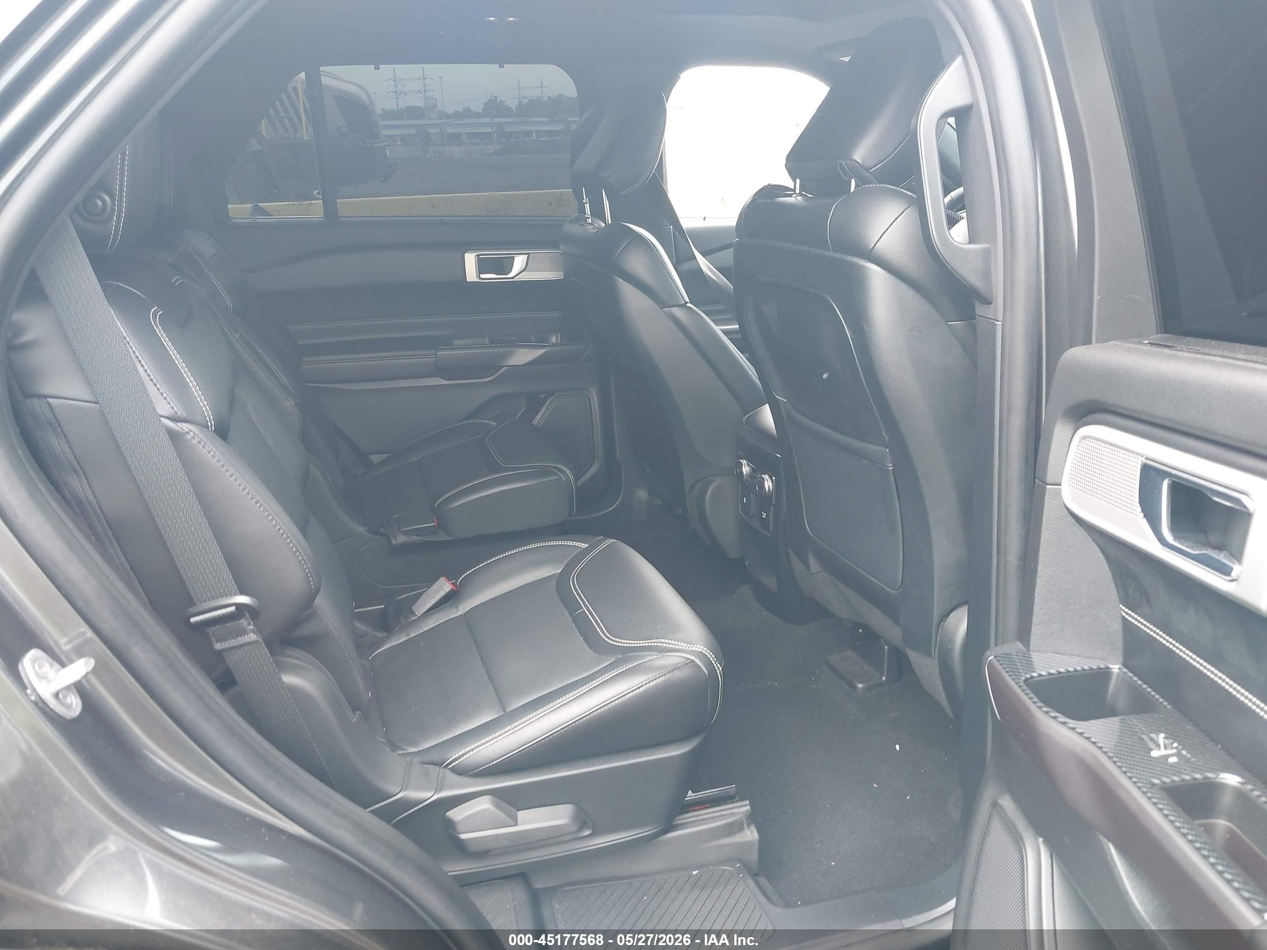 2020 Ford Explorer St Gray vin: 1FM5K8GCXLGA08113