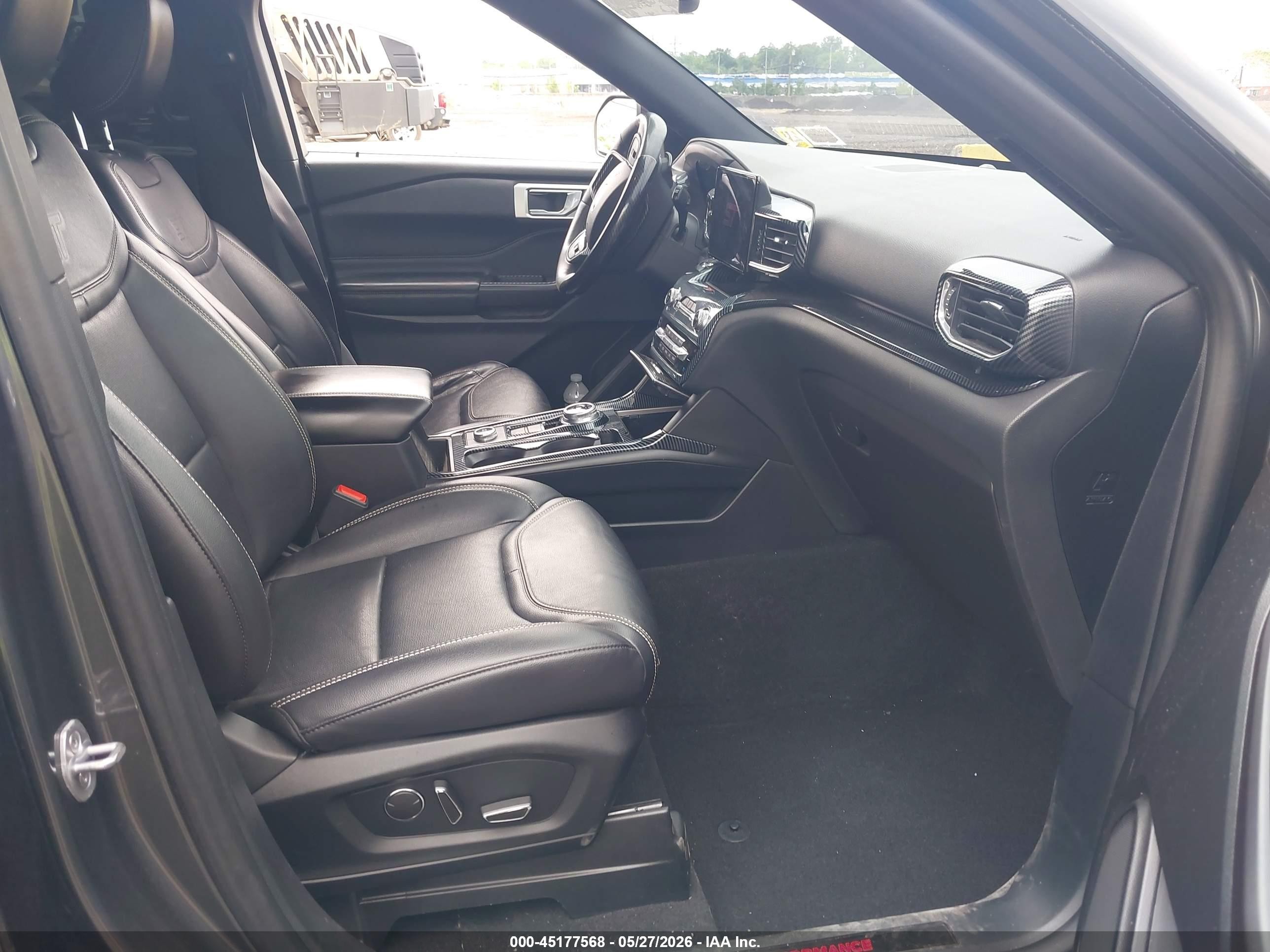 2020 Ford Explorer St Gray vin: 1FM5K8GCXLGA08113