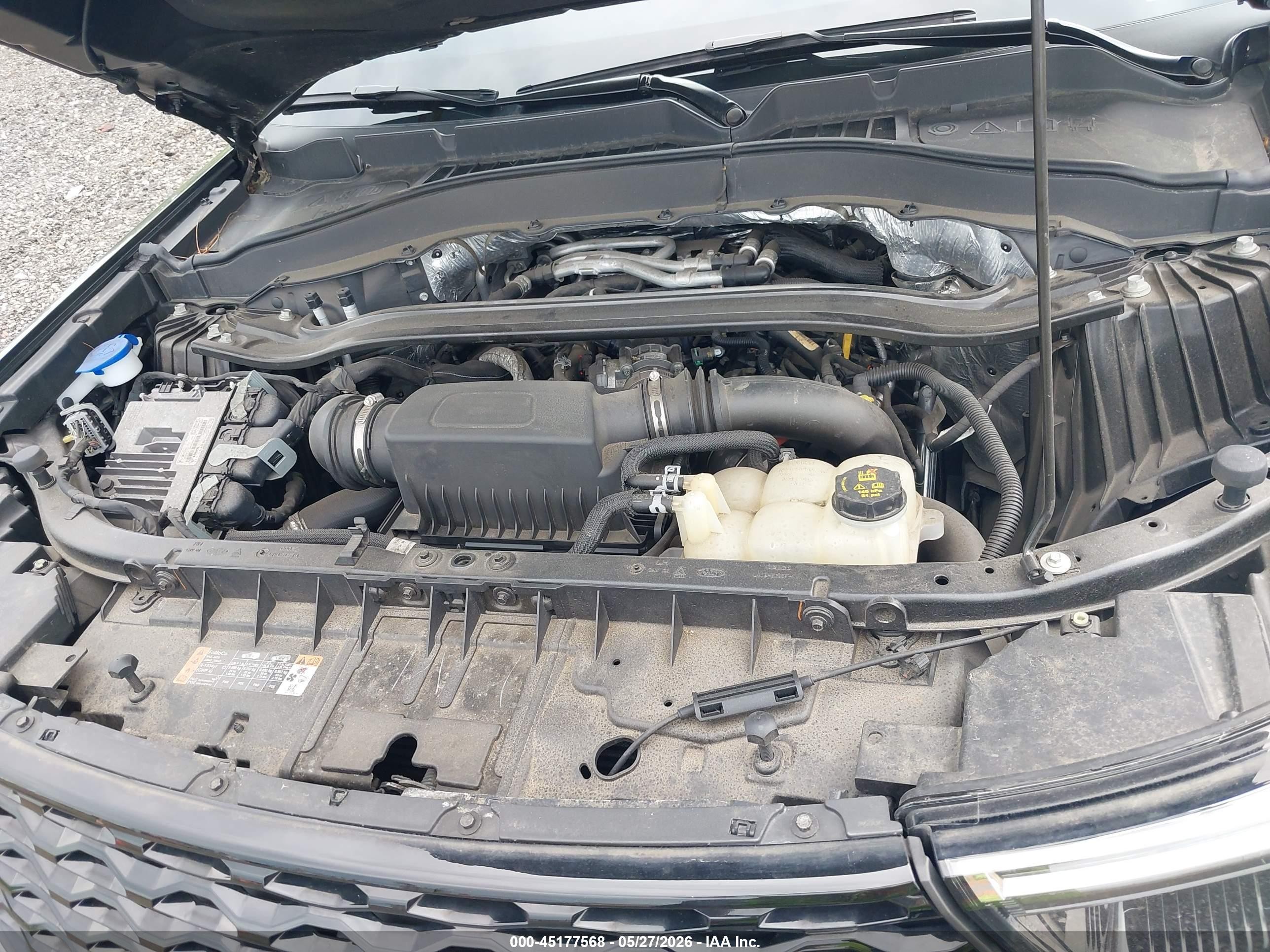 2020 Ford Explorer St Gray vin: 1FM5K8GCXLGA08113