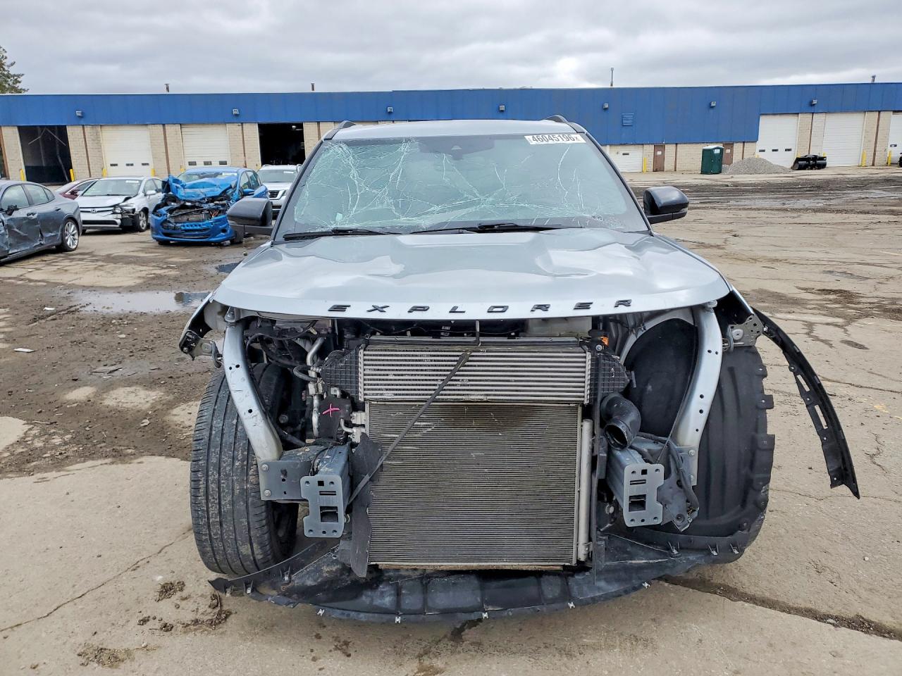 2023 Ford Explorer St Gray vin: 1FM5K8GCXPGB72046