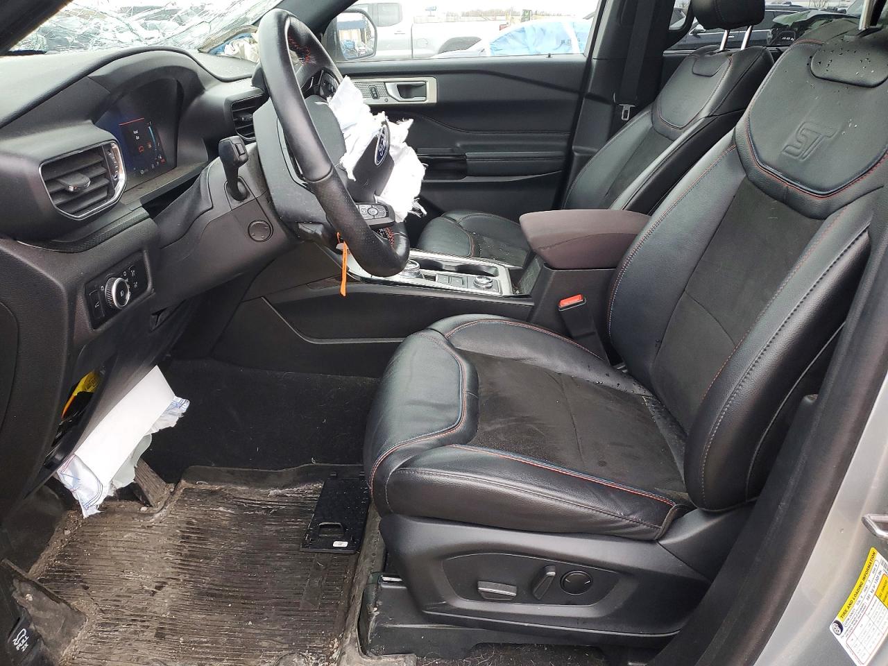 2023 Ford Explorer St Gray vin: 1FM5K8GCXPGB72046