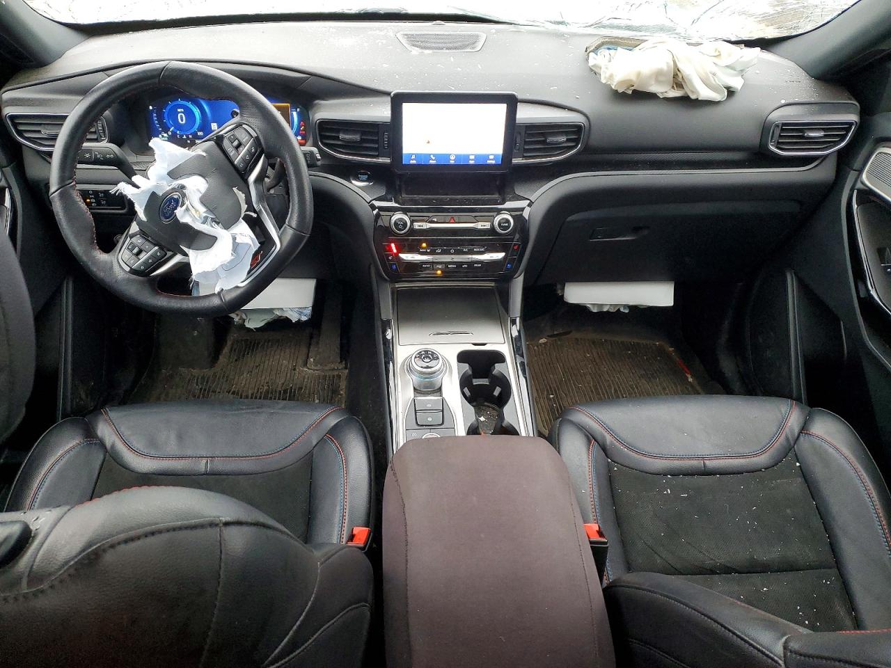 2023 Ford Explorer St Gray vin: 1FM5K8GCXPGB72046