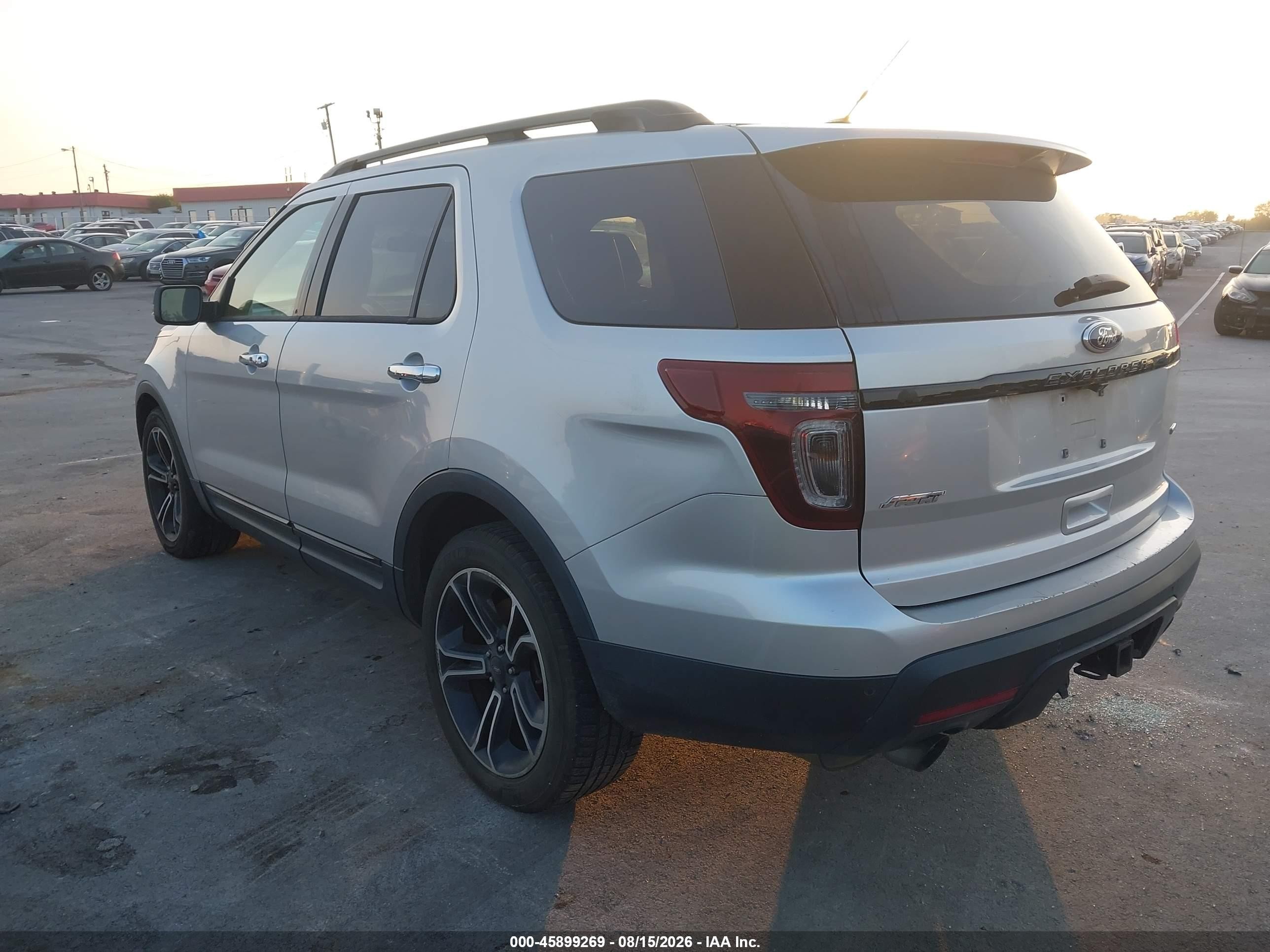 2013 Ford Explorer Sport Gray vin: 1FM5K8GT0DGB96836
