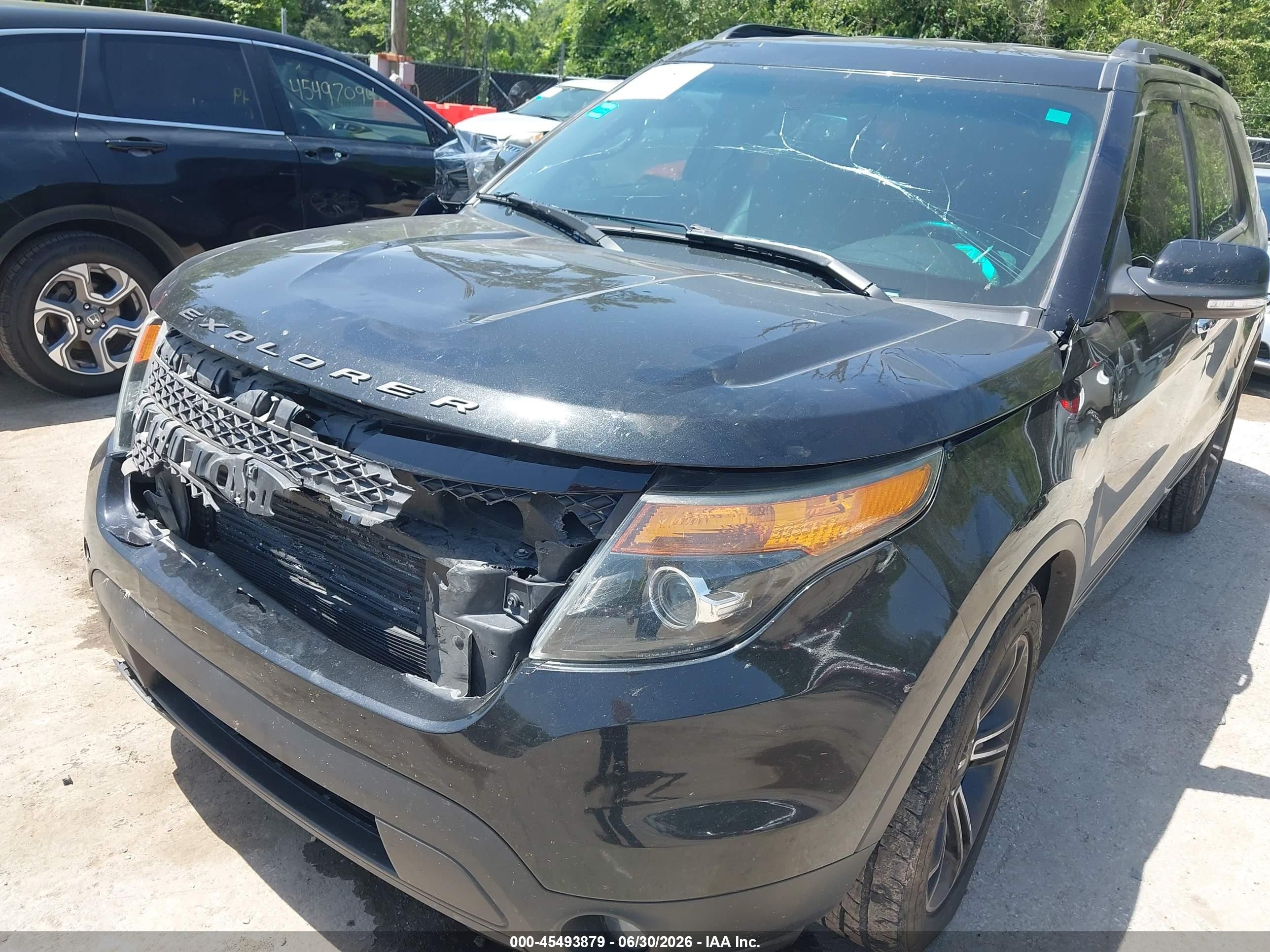 2014 Ford Explorer Sport Black vin: 1FM5K8GT0EGA11430