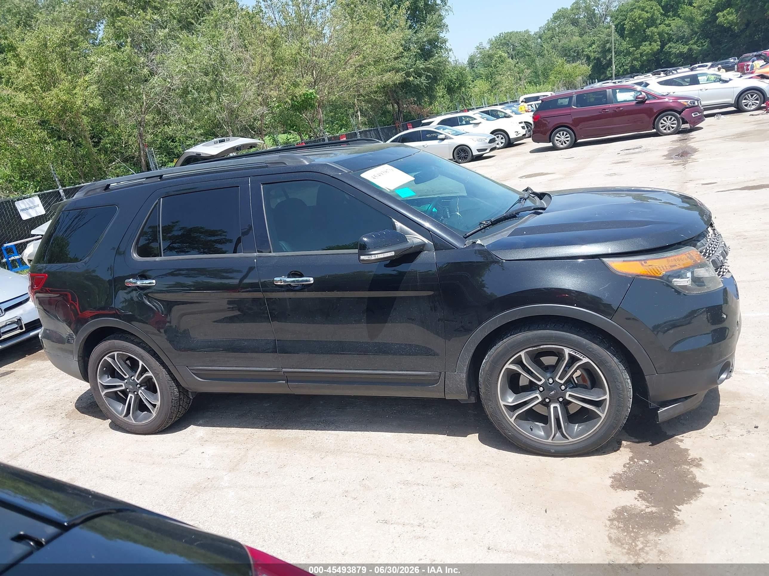 2014 Ford Explorer Sport Black vin: 1FM5K8GT0EGA11430