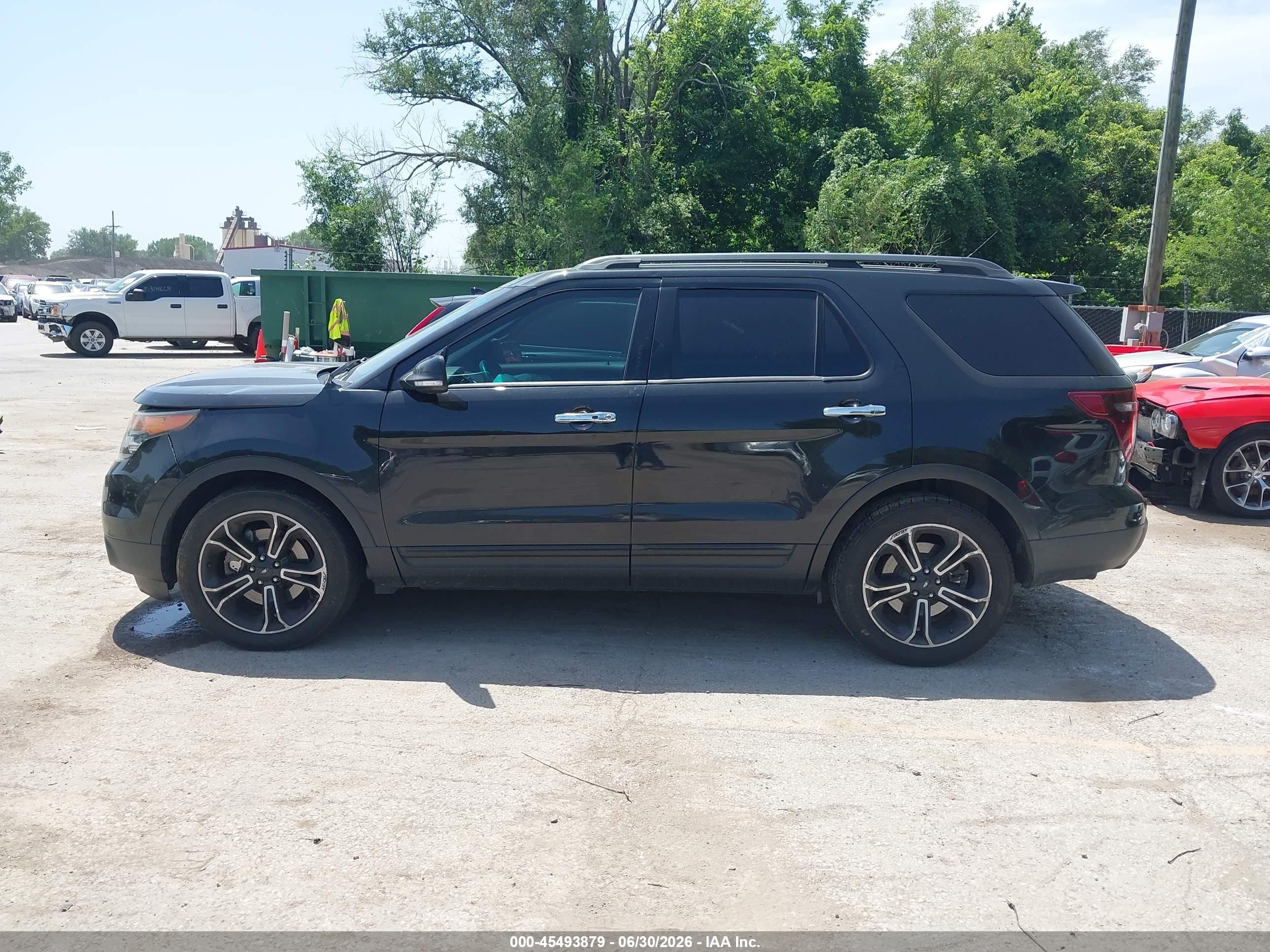 2014 Ford Explorer Sport Black vin: 1FM5K8GT0EGA11430