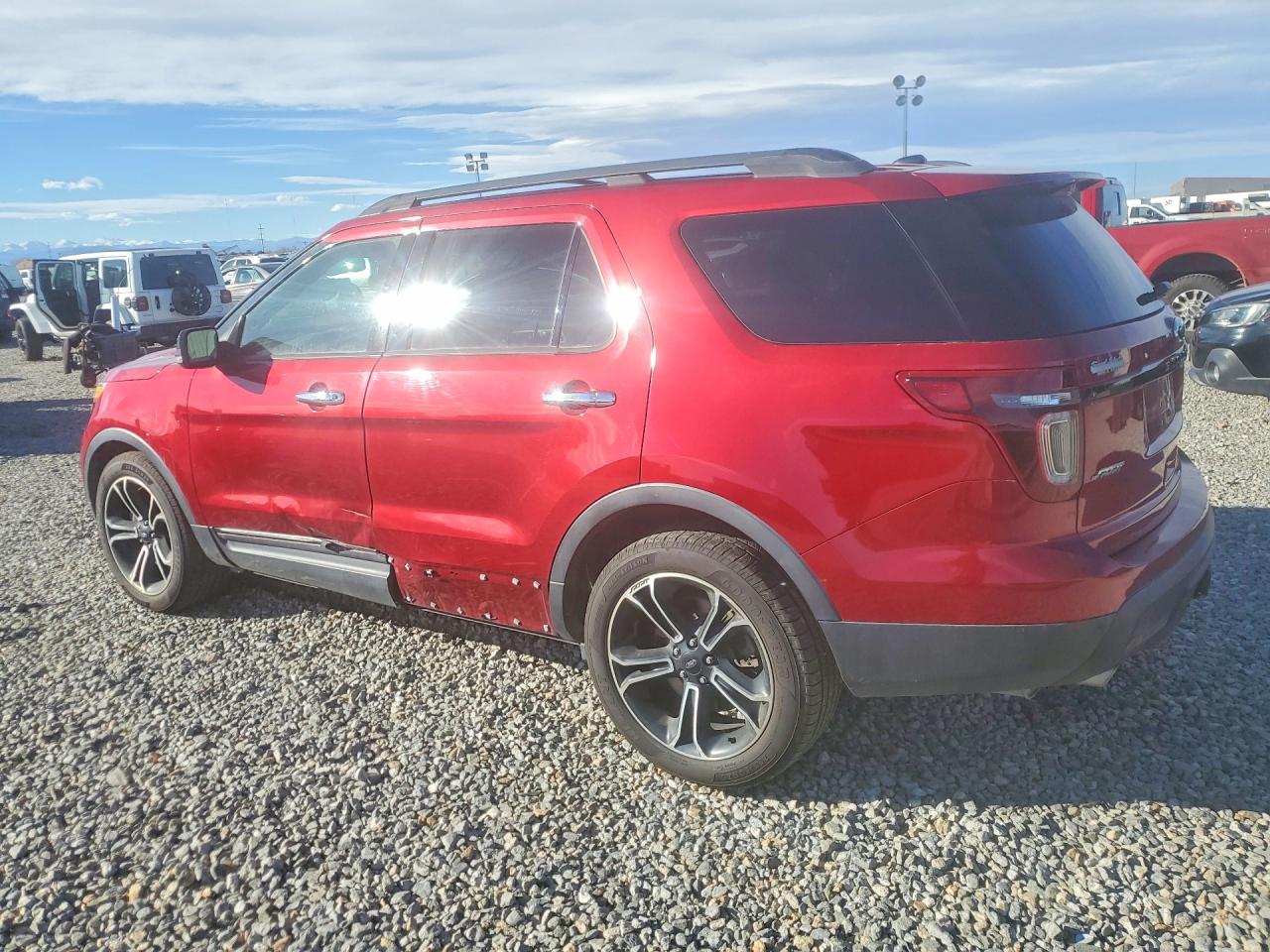 2014 Ford Explorer Sport Maroon vin: 1FM5K8GT0EGA22752
