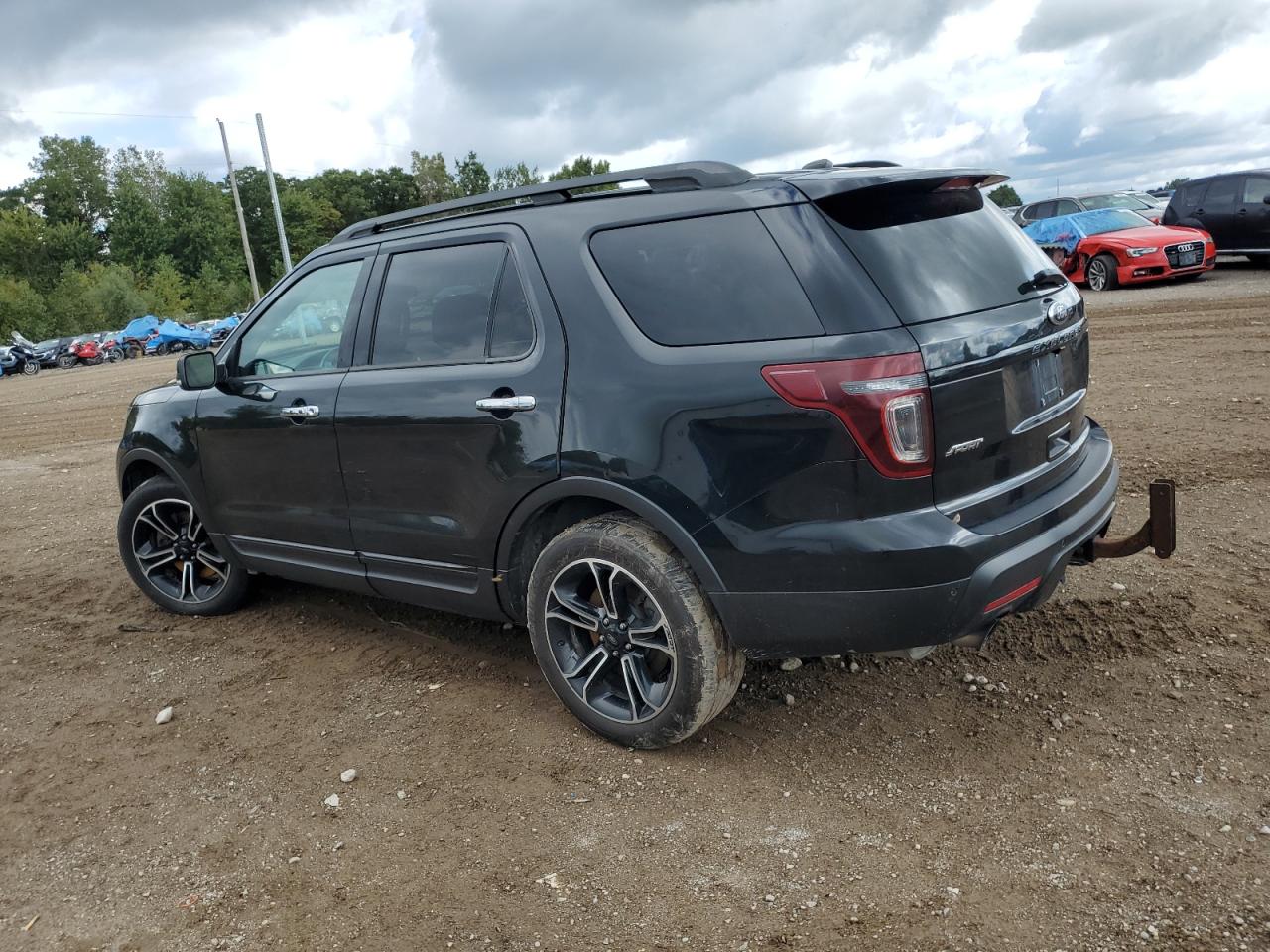 2014 Ford Explorer Sport Black vin: 1FM5K8GT0EGA31905