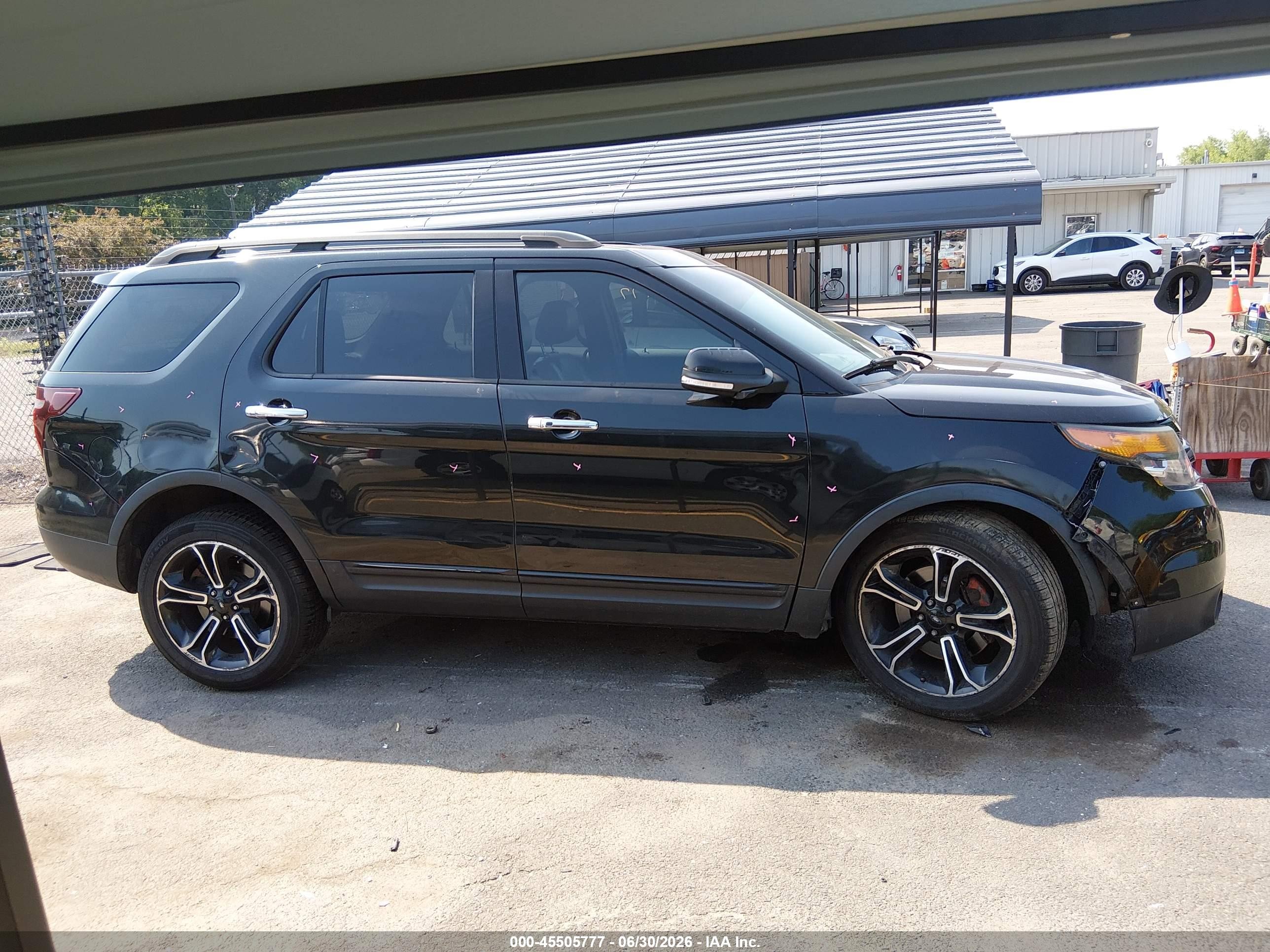 2014 Ford Explorer Sport Black vin: 1FM5K8GT0EGA35873