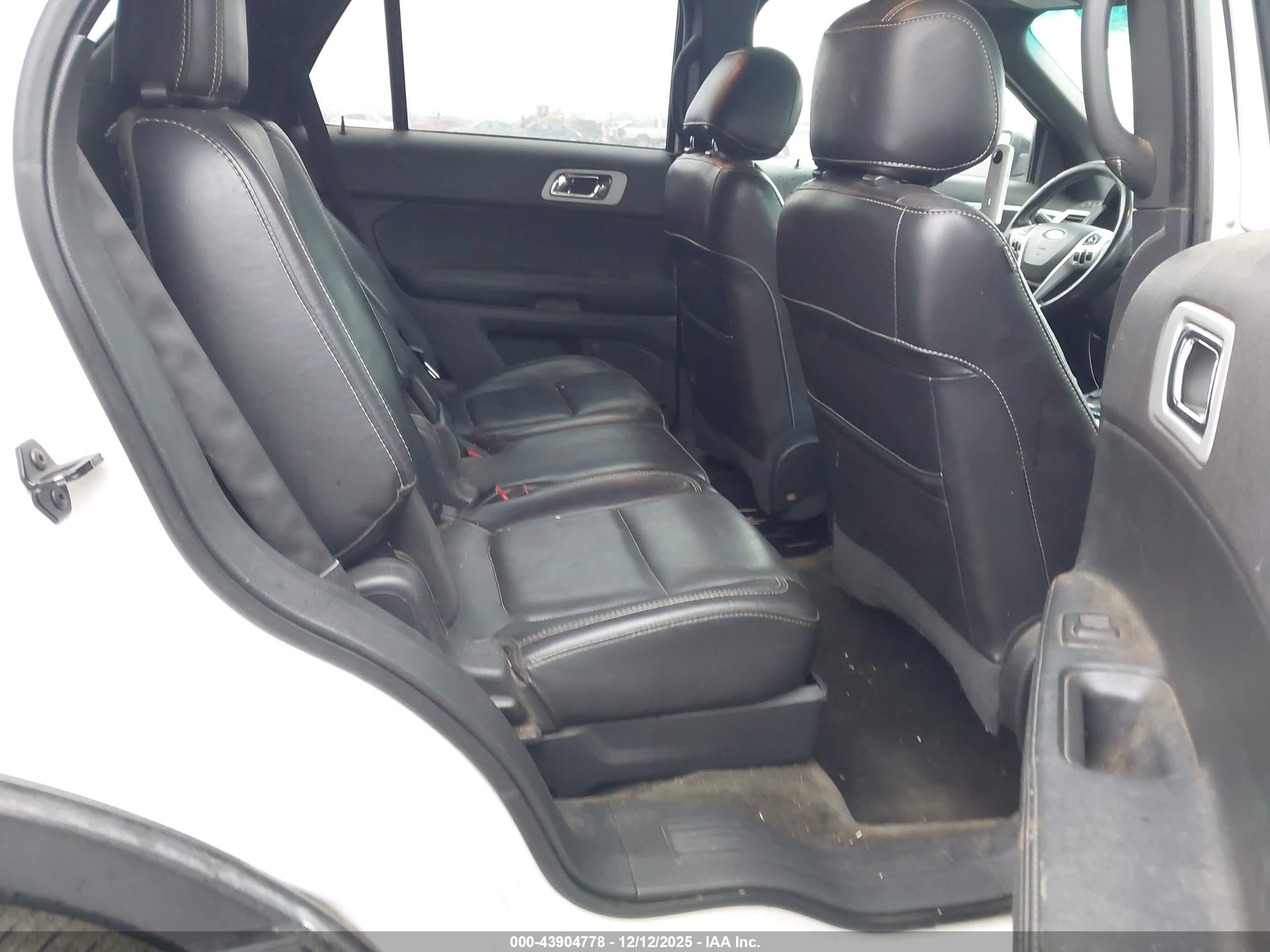 2014 Ford Explorer Sport White vin: 1FM5K8GT0EGA37848