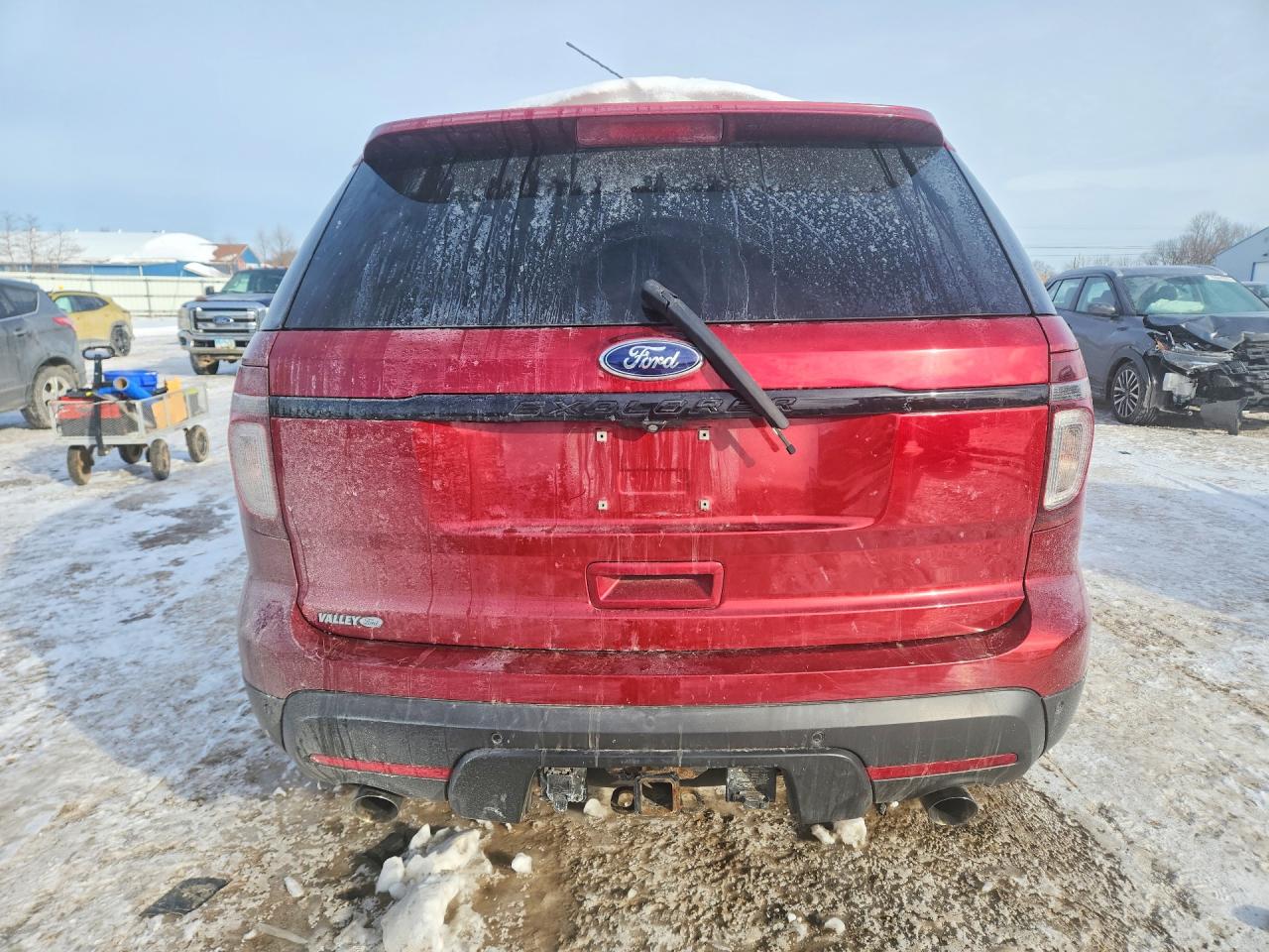2014 Ford Explorer Sport Maroon vin: 1FM5K8GT0EGC33806