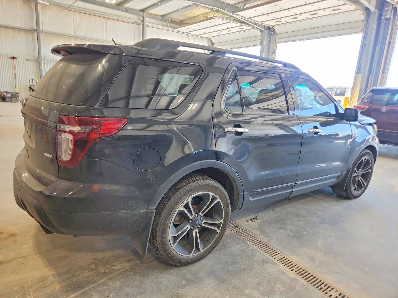 2014 Ford Explorer Sport Black vin: 1FM5K8GT0EGC57796