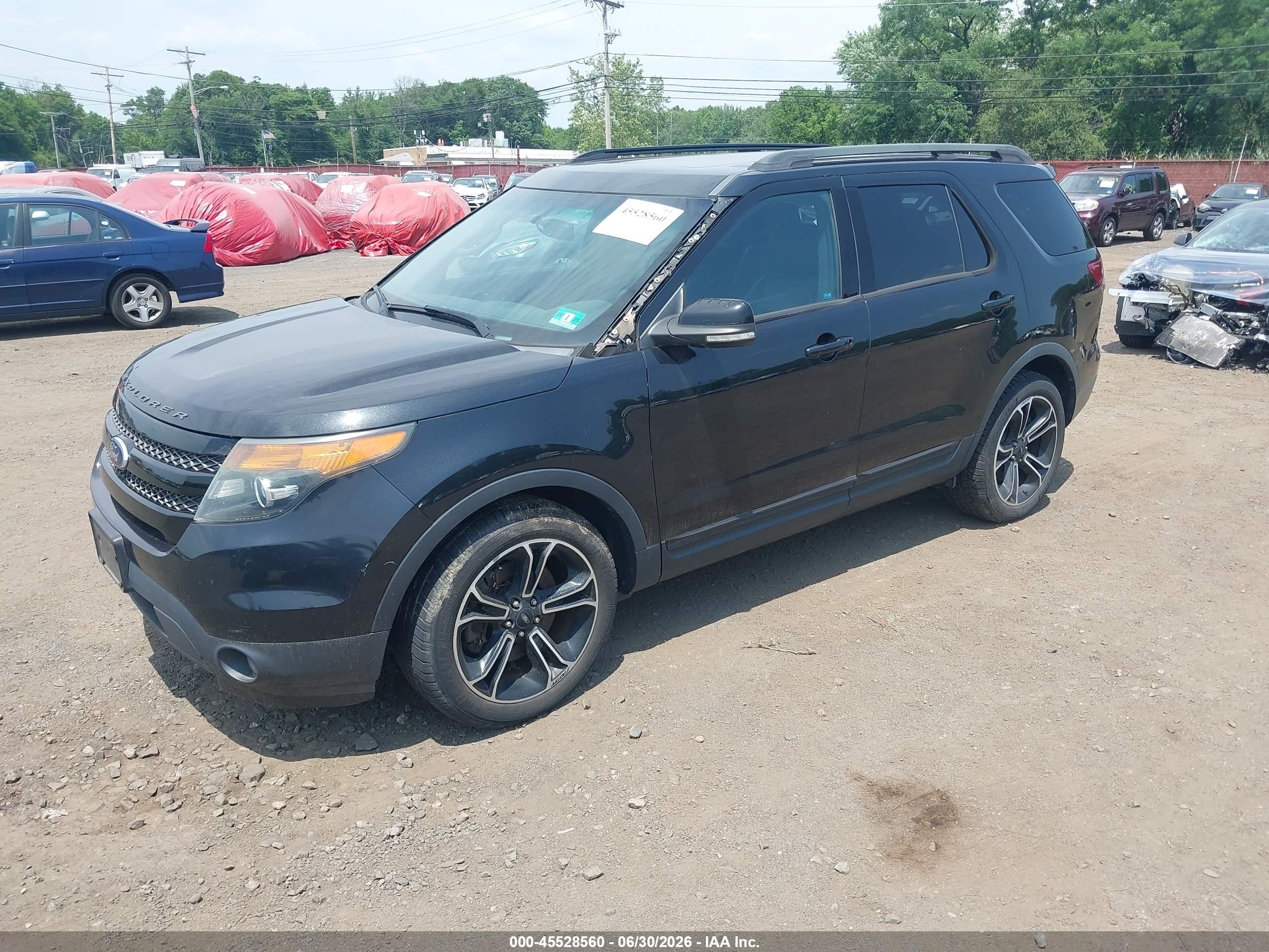 2015 Ford Explorer Sport Black vin: 1FM5K8GT0FGA00462