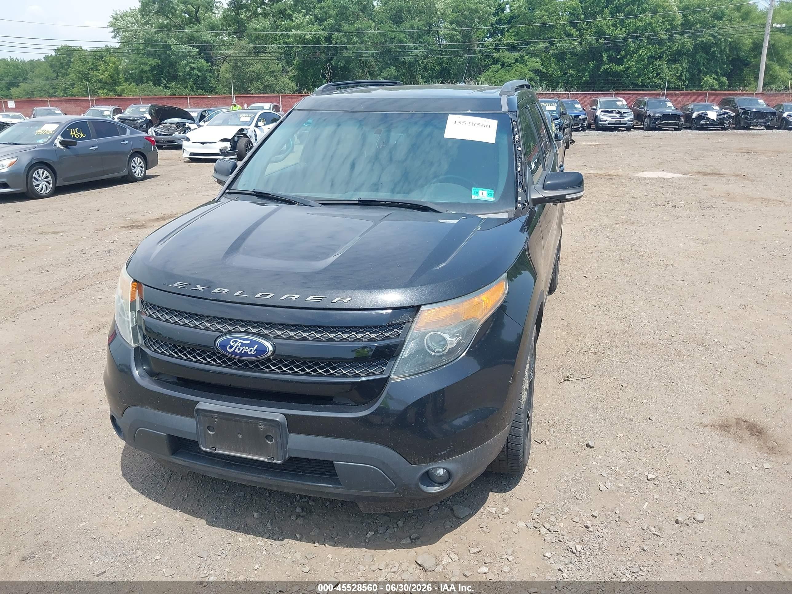 2015 Ford Explorer Sport Black vin: 1FM5K8GT0FGA00462