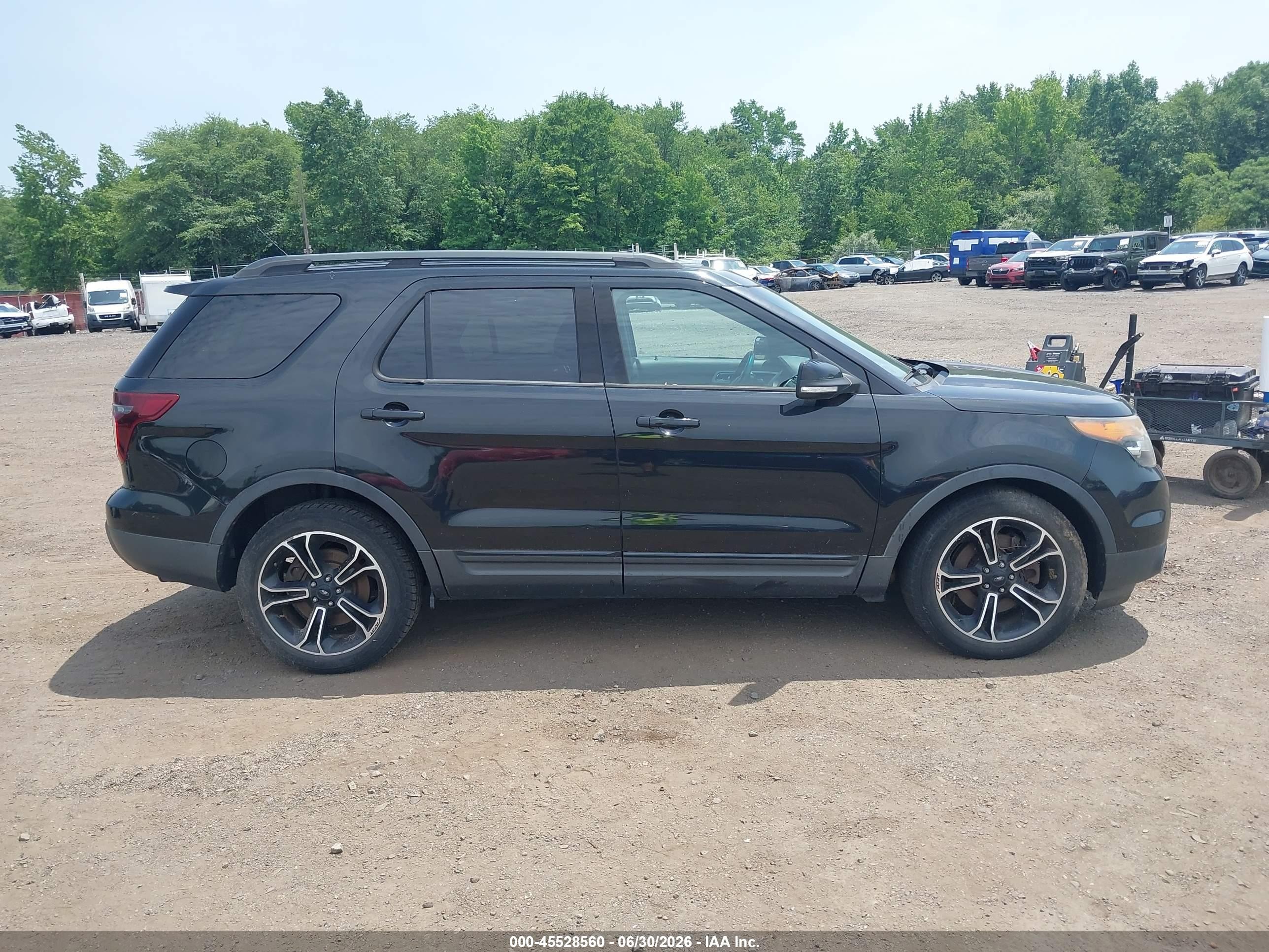 2015 Ford Explorer Sport Black vin: 1FM5K8GT0FGA00462