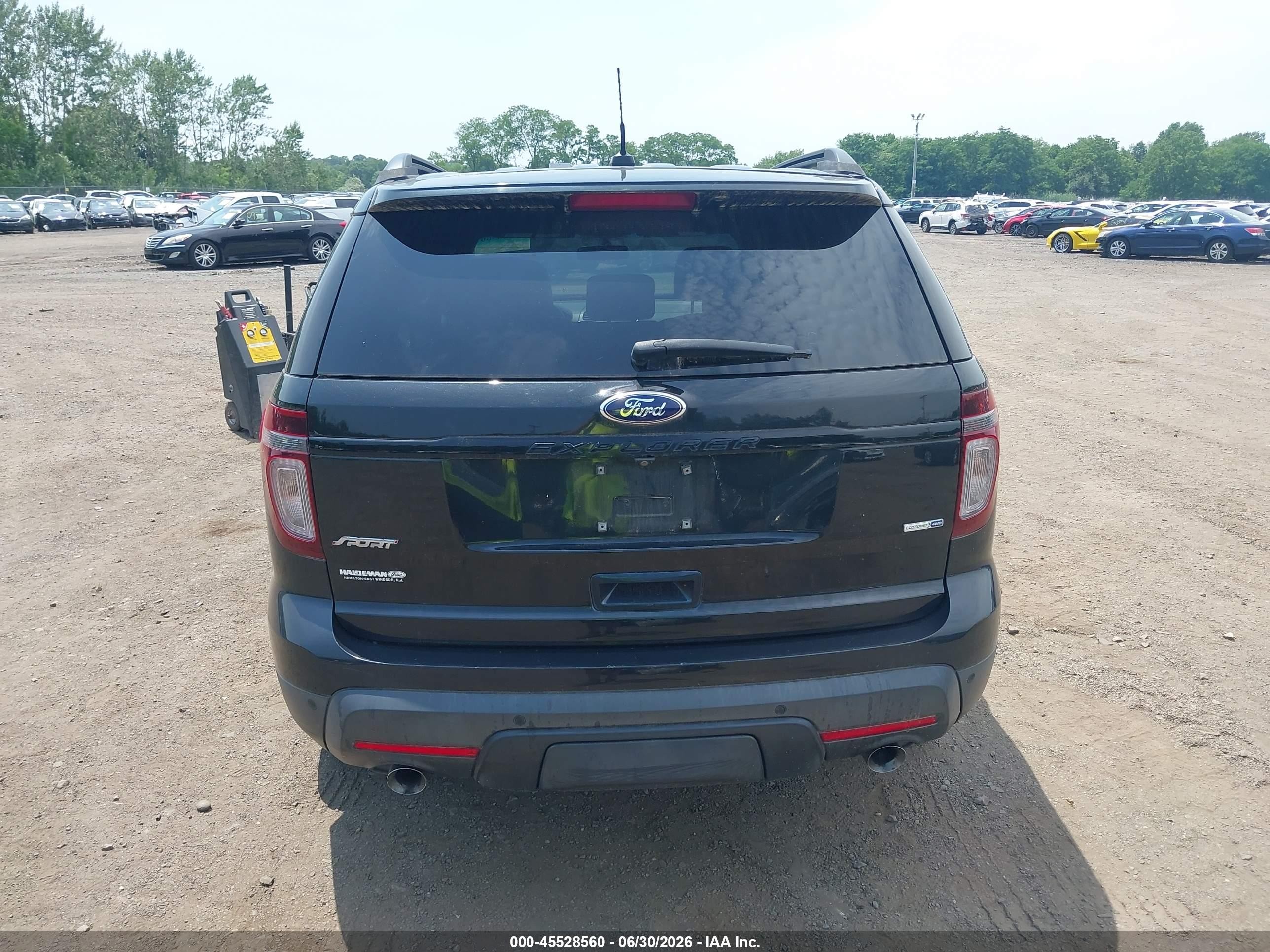2015 Ford Explorer Sport Black vin: 1FM5K8GT0FGA00462