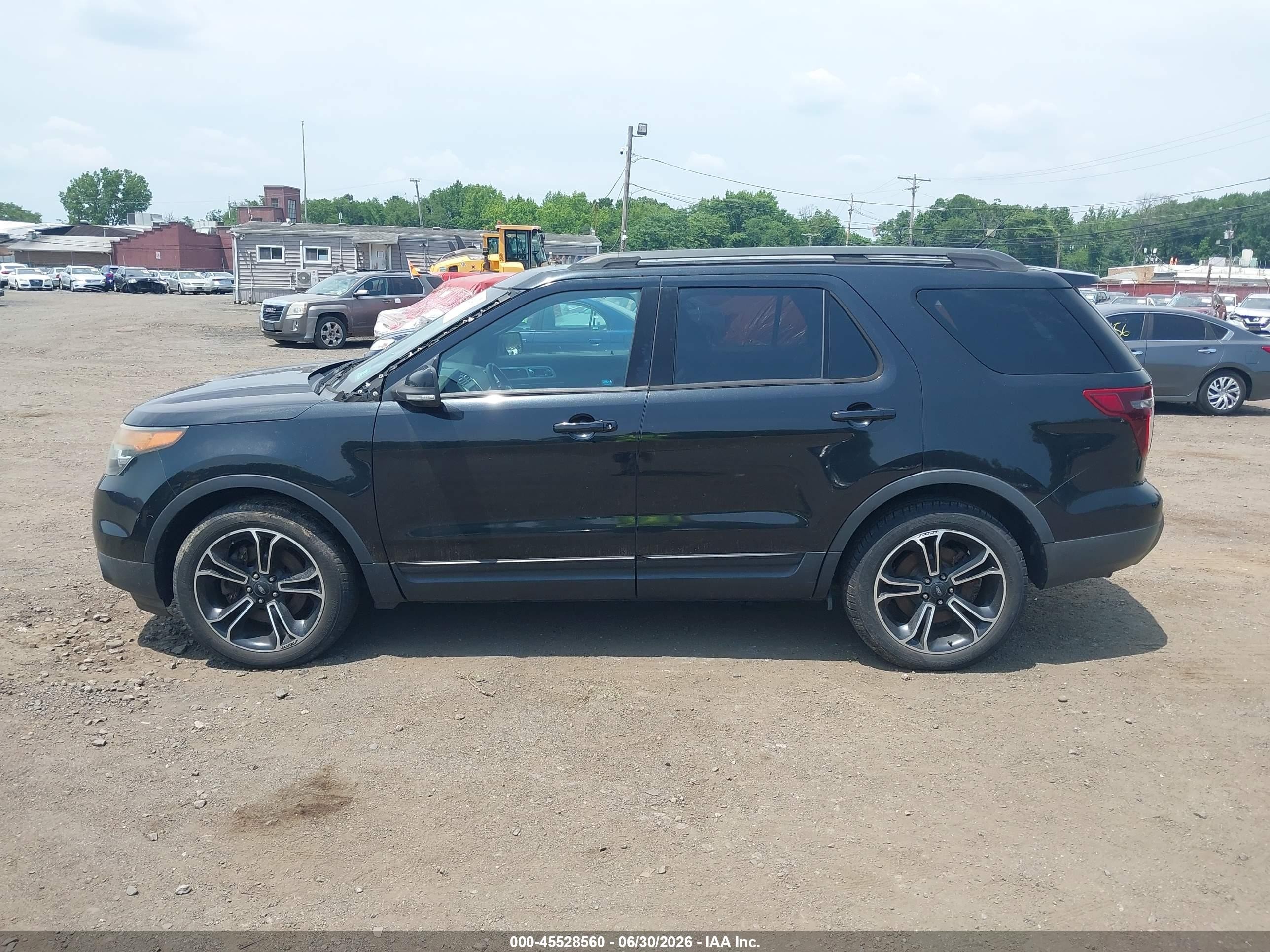 2015 Ford Explorer Sport Black vin: 1FM5K8GT0FGA00462