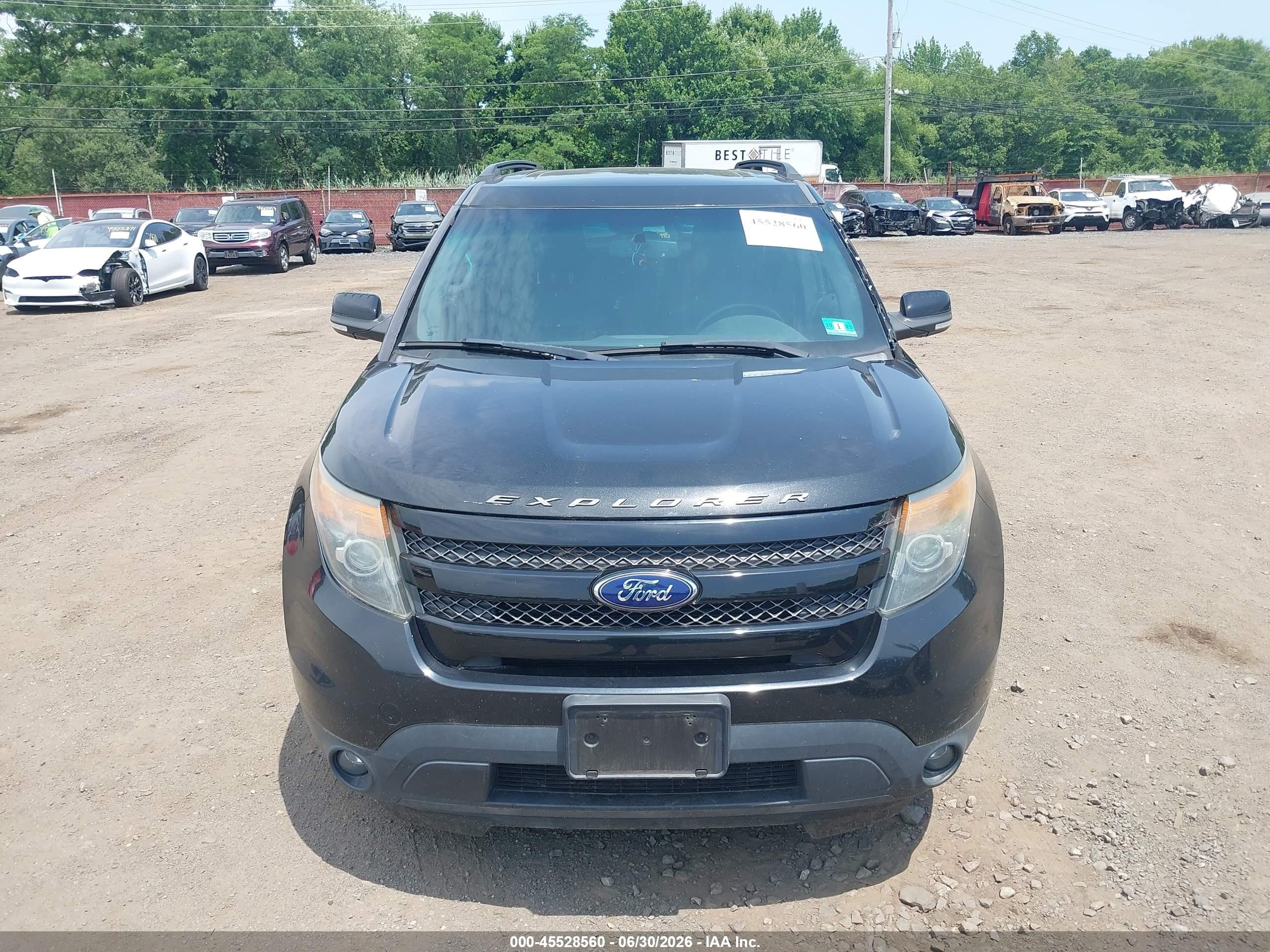 2015 Ford Explorer Sport Black vin: 1FM5K8GT0FGA00462