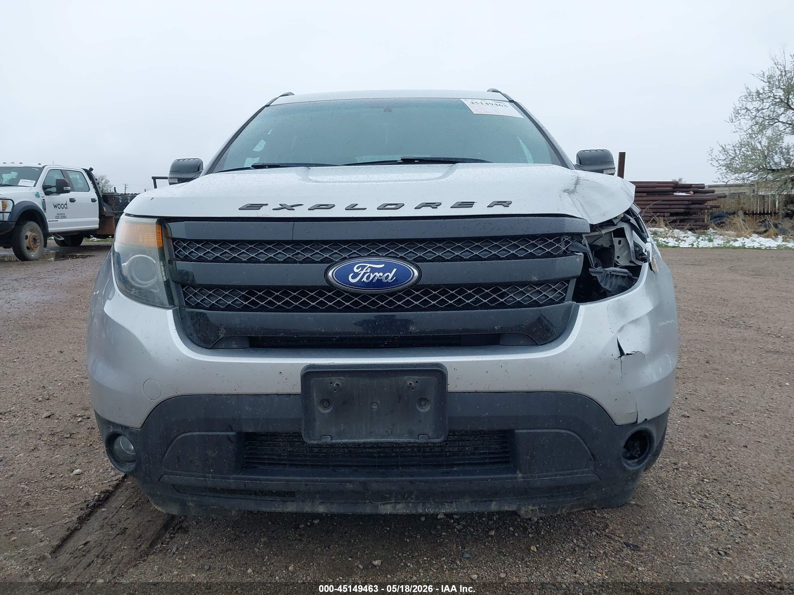2015 Ford Explorer Sport Silver vin: 1FM5K8GT0FGA07282