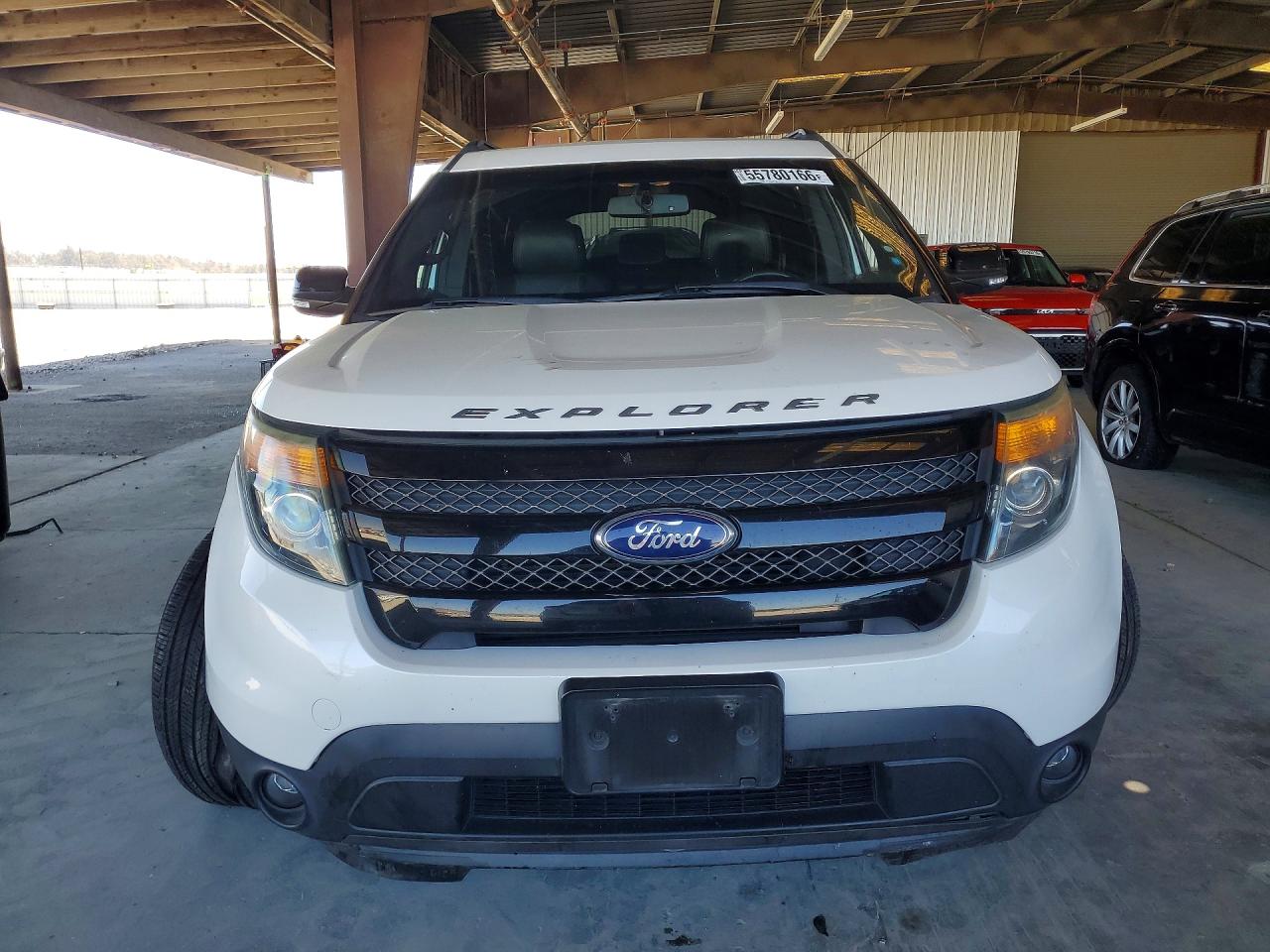 2015 Ford Explorer Sport White vin: 1FM5K8GT0FGA34739