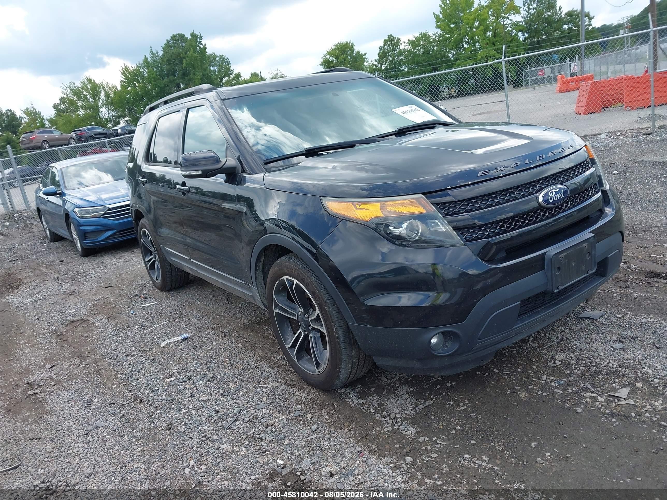 2015 Ford Explorer Sport Черный vin: 1FM5K8GT0FGA74299