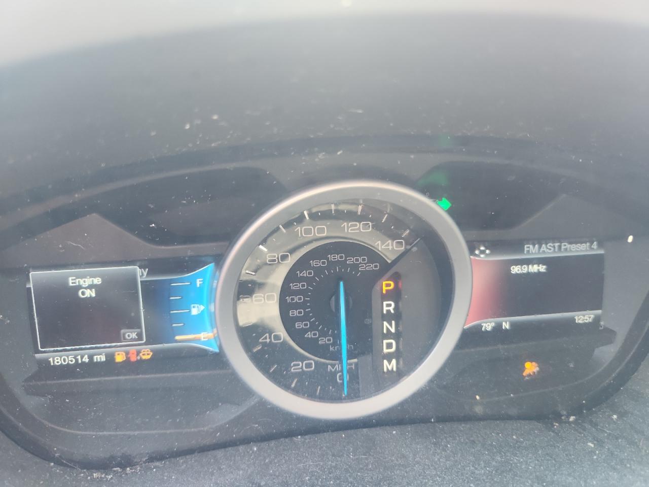 2015 Ford Explorer Sport Black vin: 1FM5K8GT0FGC10933 Damage: Warning Light - Srs, On, Unacceptable