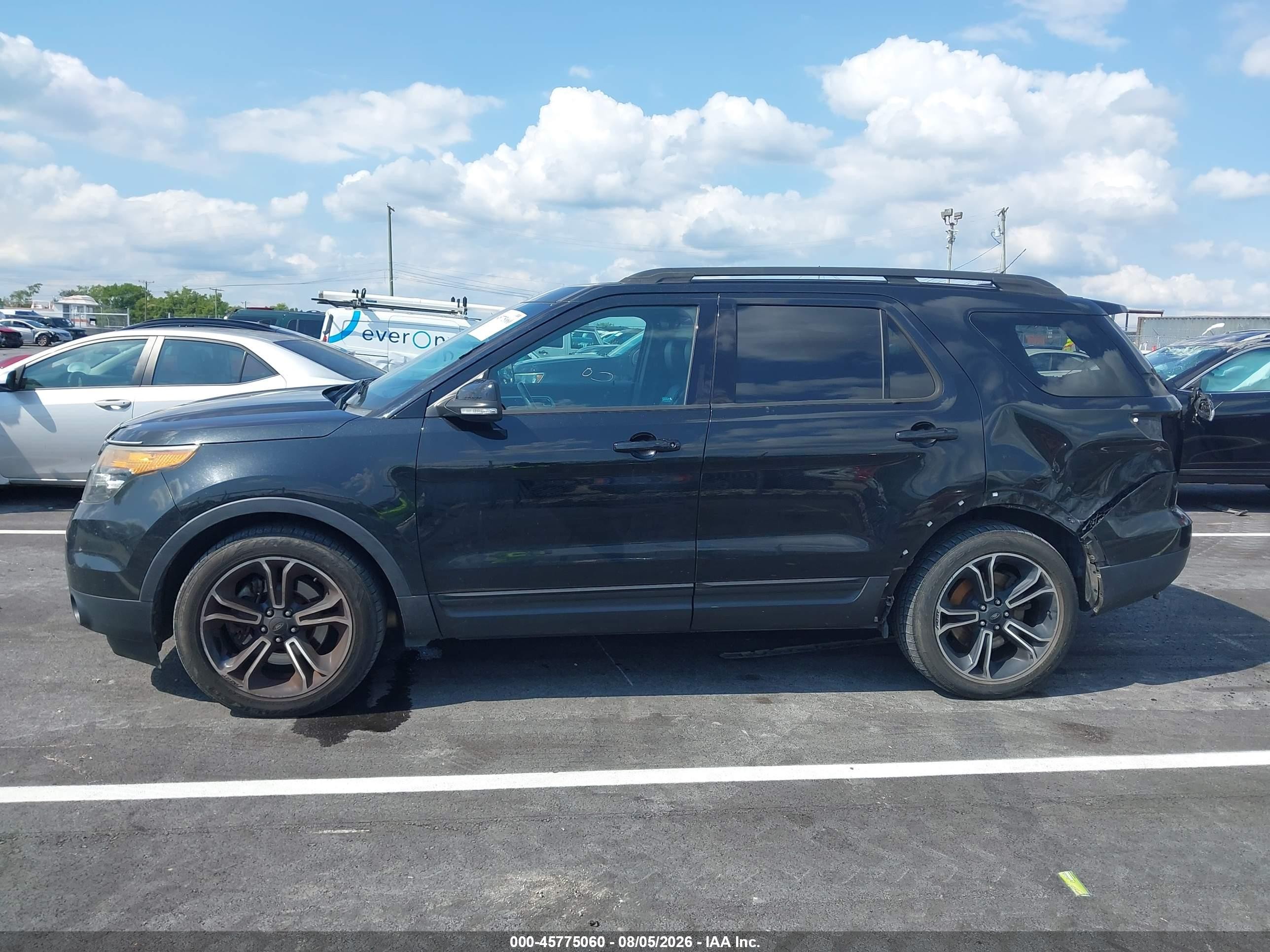 2015 Ford Explorer Sport Черный vin: 1FM5K8GT0FGC12200