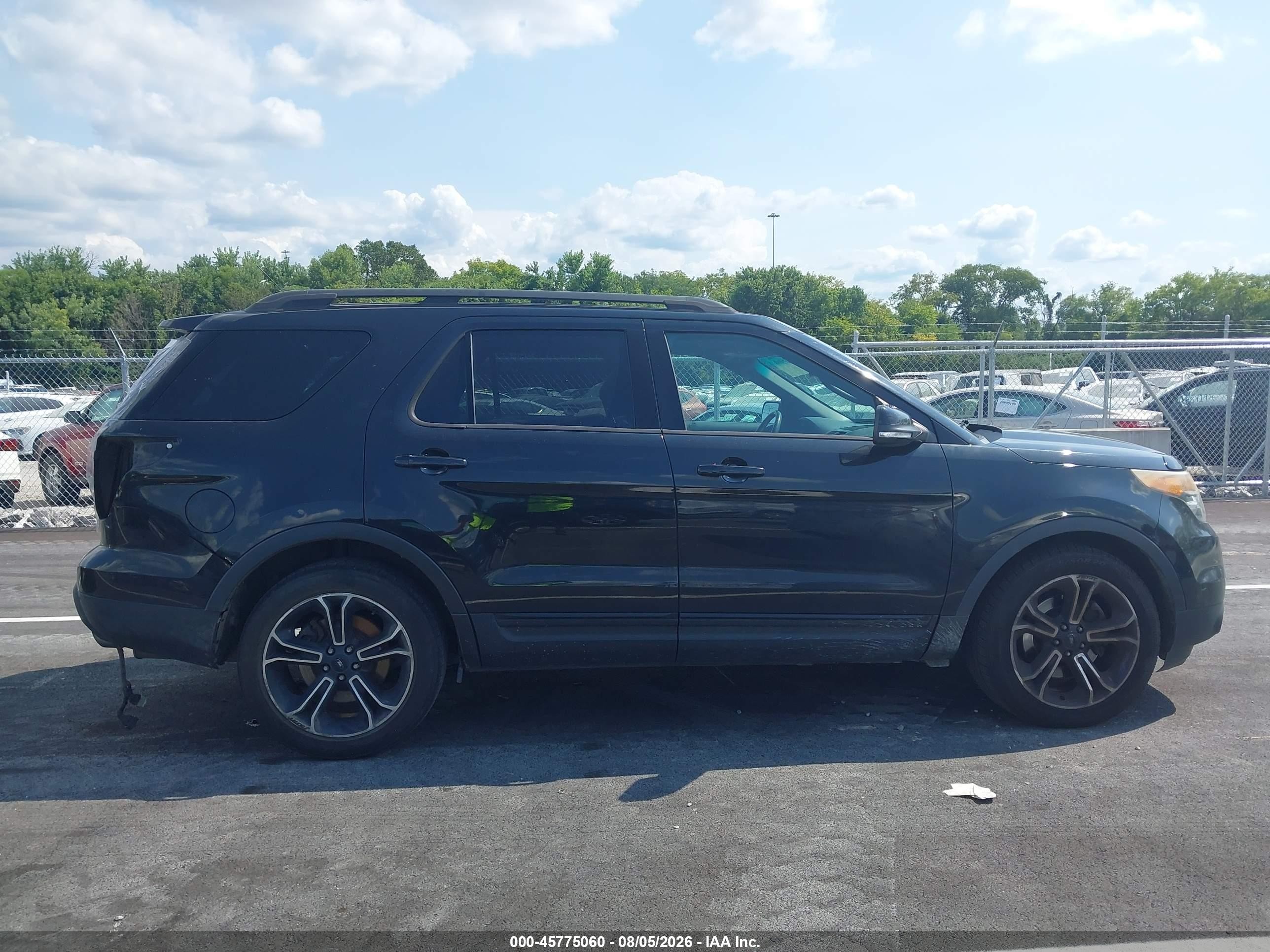 2015 Ford Explorer Sport Черный vin: 1FM5K8GT0FGC12200