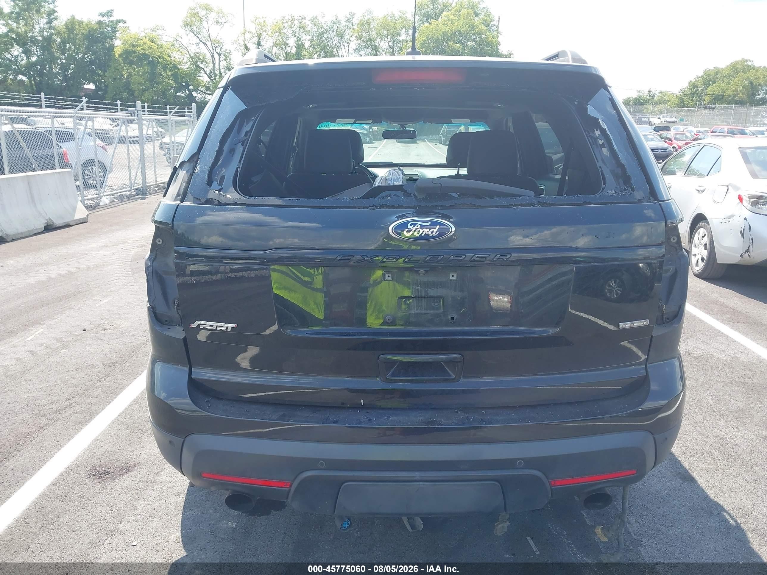 2015 Ford Explorer Sport Черный vin: 1FM5K8GT0FGC12200