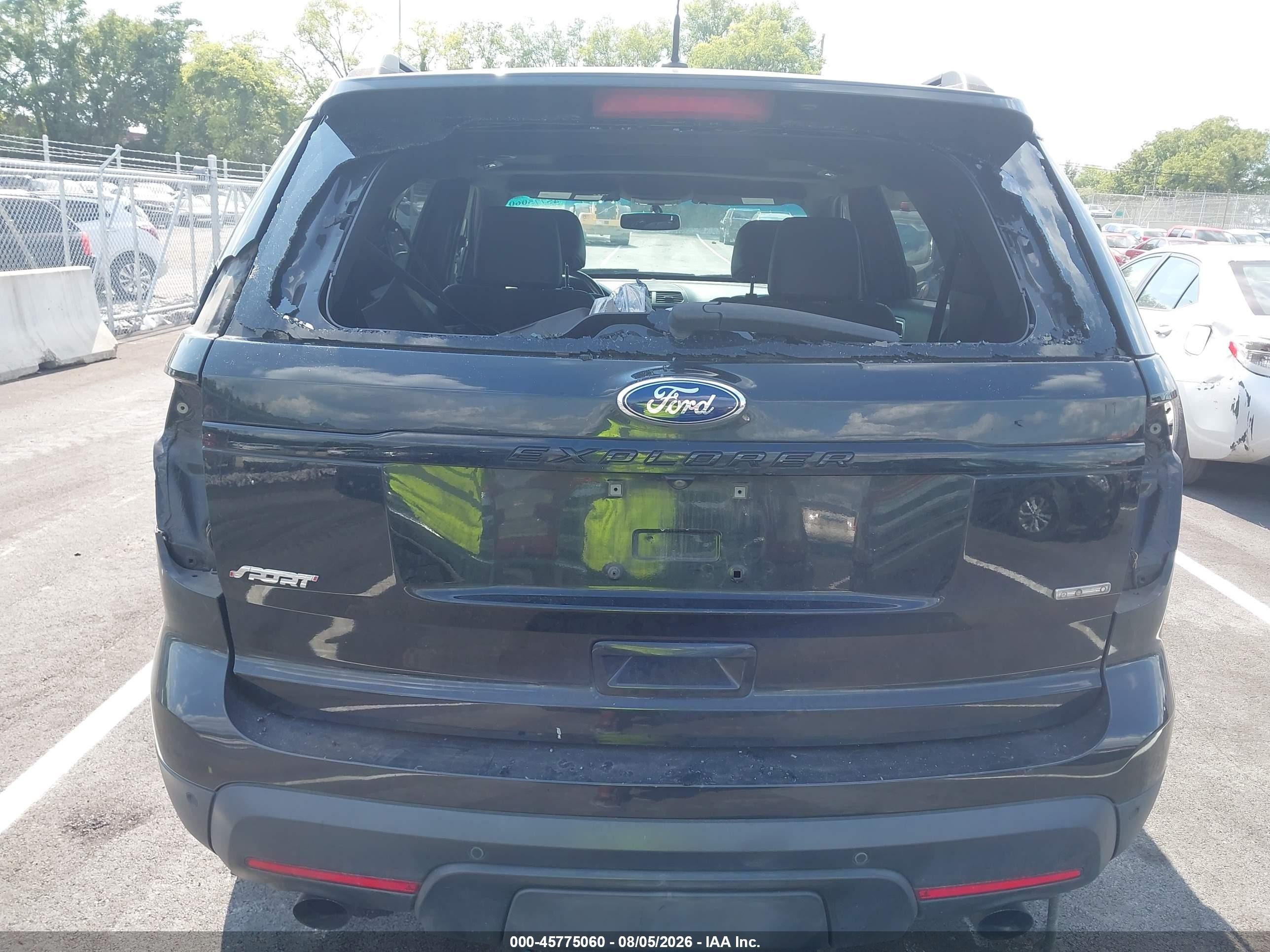 2015 Ford Explorer Sport Черный vin: 1FM5K8GT0FGC12200
