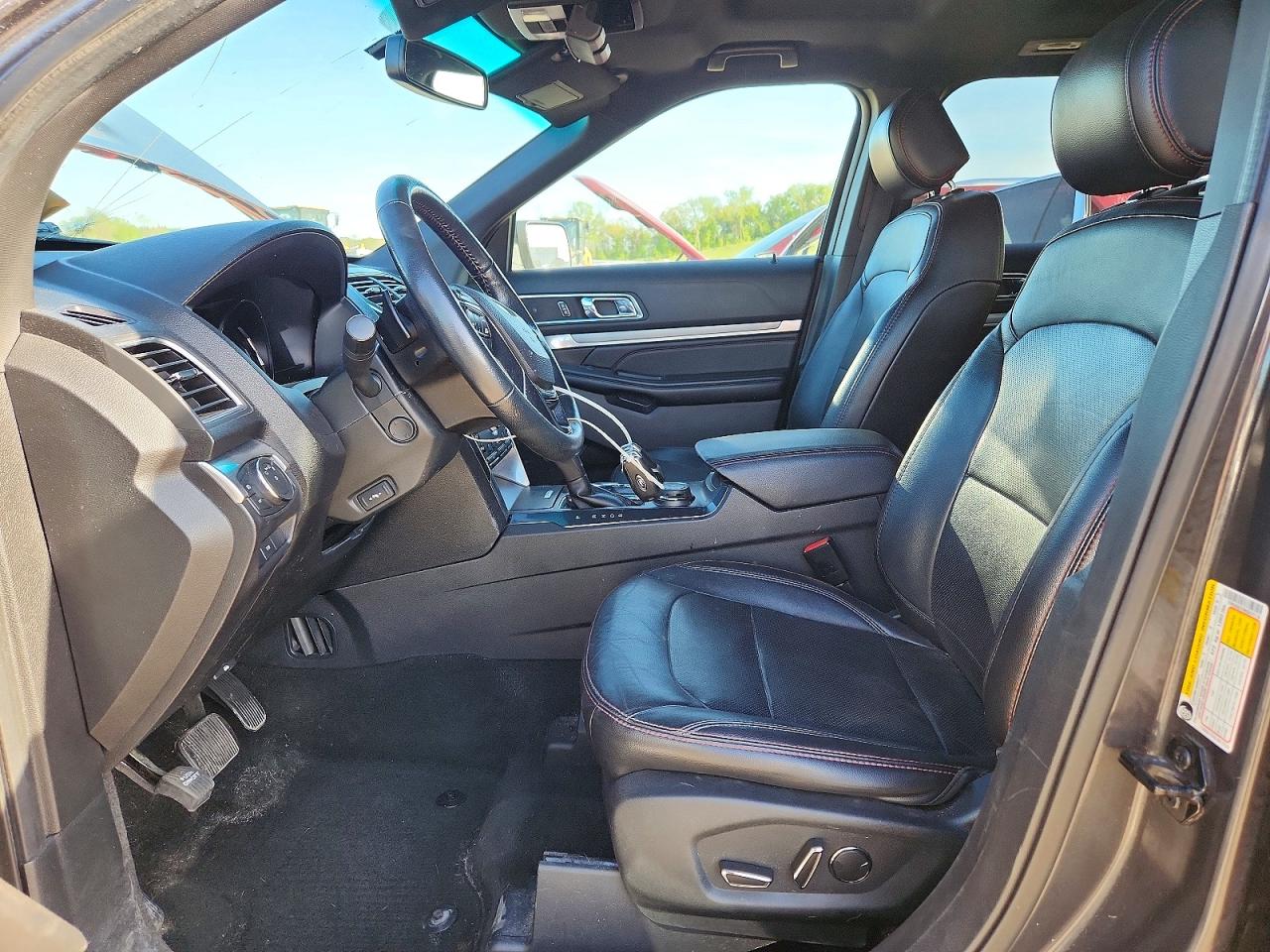 2017 Ford Explorer Sport Gray vin: 1FM5K8GT0HGD37118