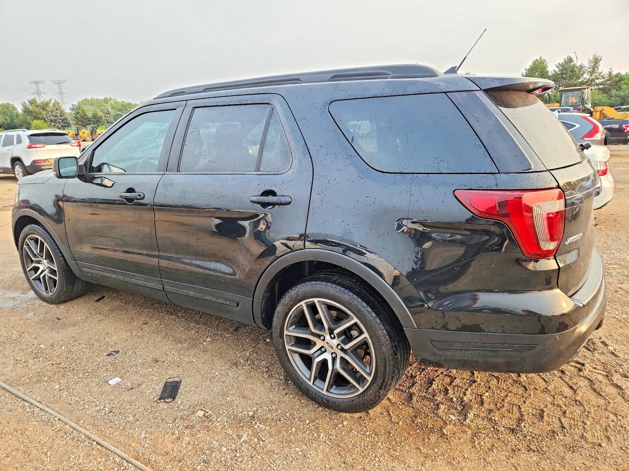 2018 Ford Explorer Sport Black vin: 1FM5K8GT0JGC82269