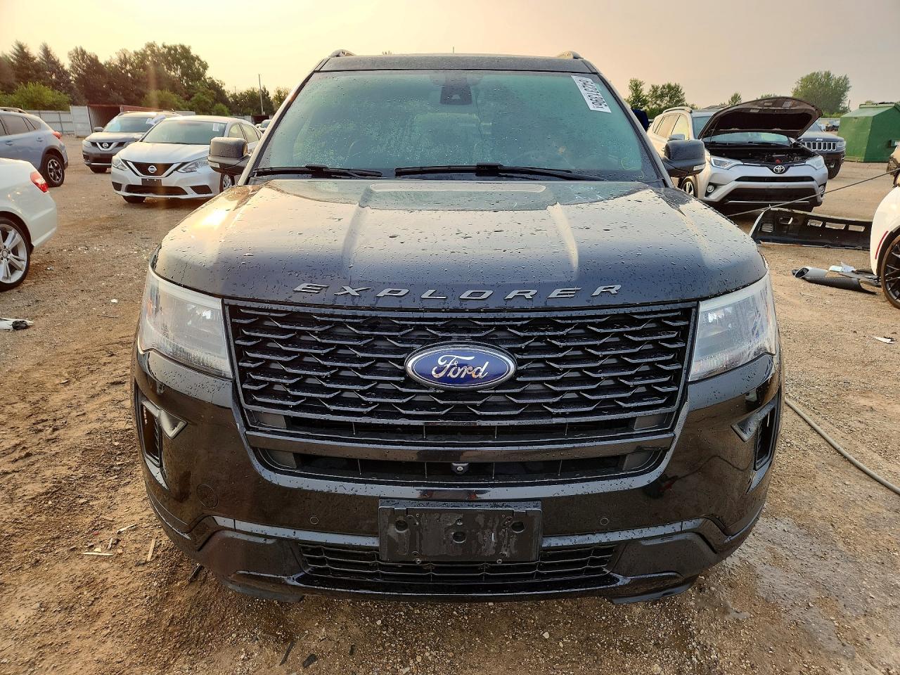 2018 Ford Explorer Sport Black vin: 1FM5K8GT0JGC82269