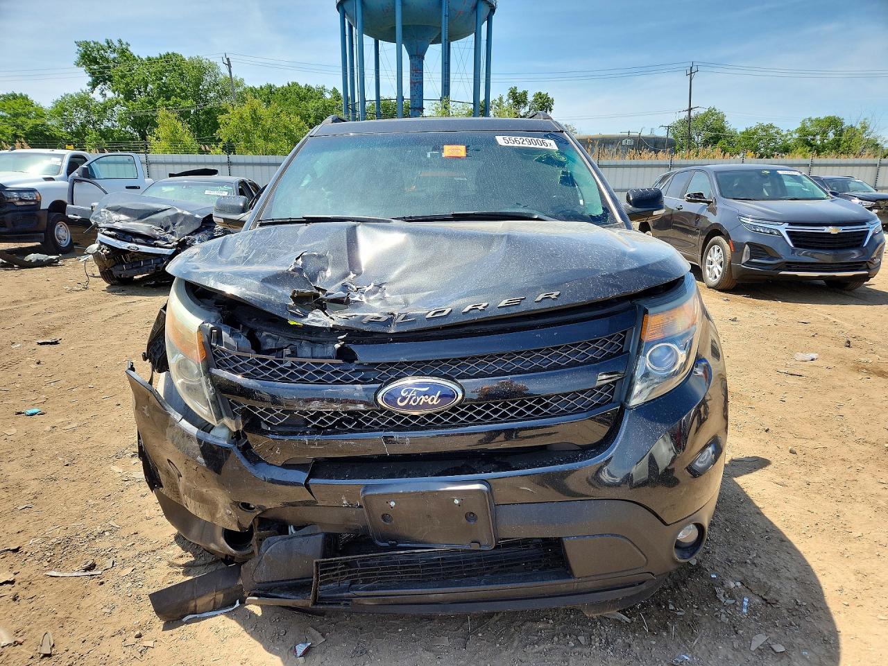 2013 Ford Explorer Sport Black vin: 1FM5K8GT1DGC58776