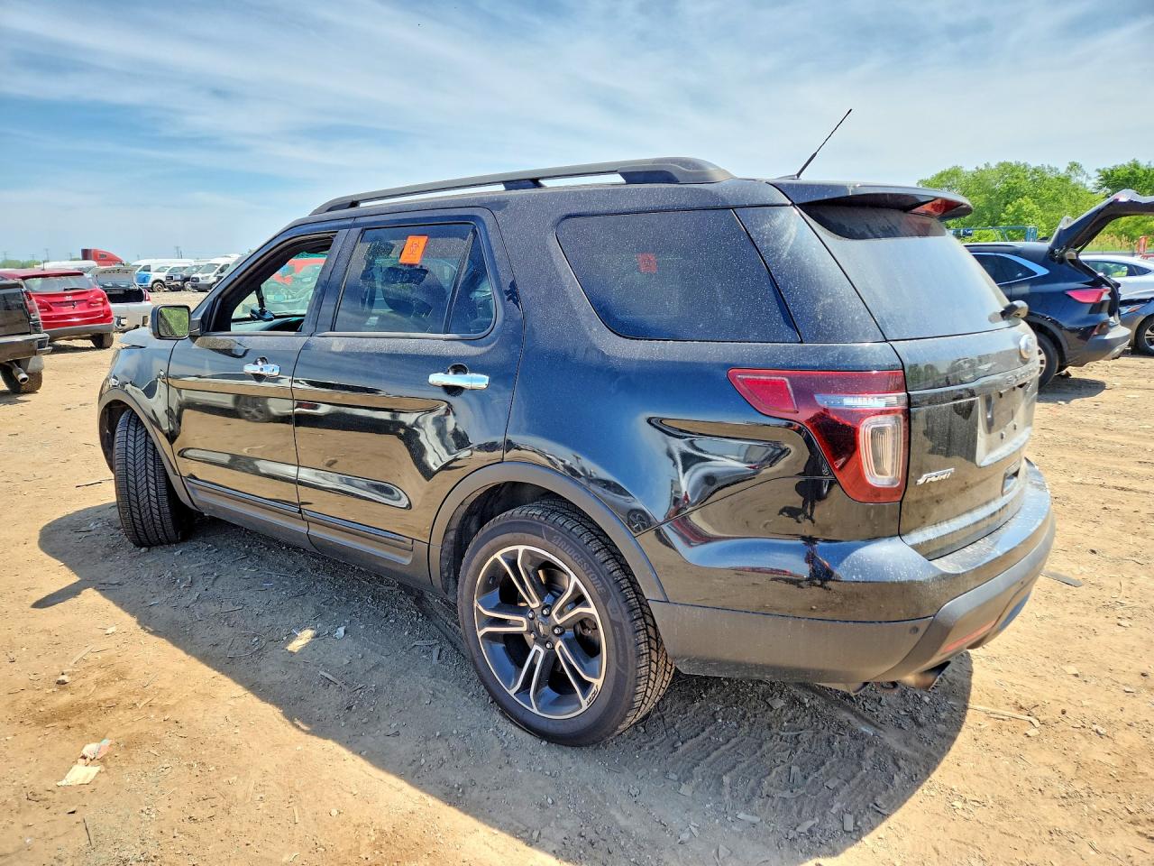 2013 Ford Explorer Sport Black vin: 1FM5K8GT1DGC58776