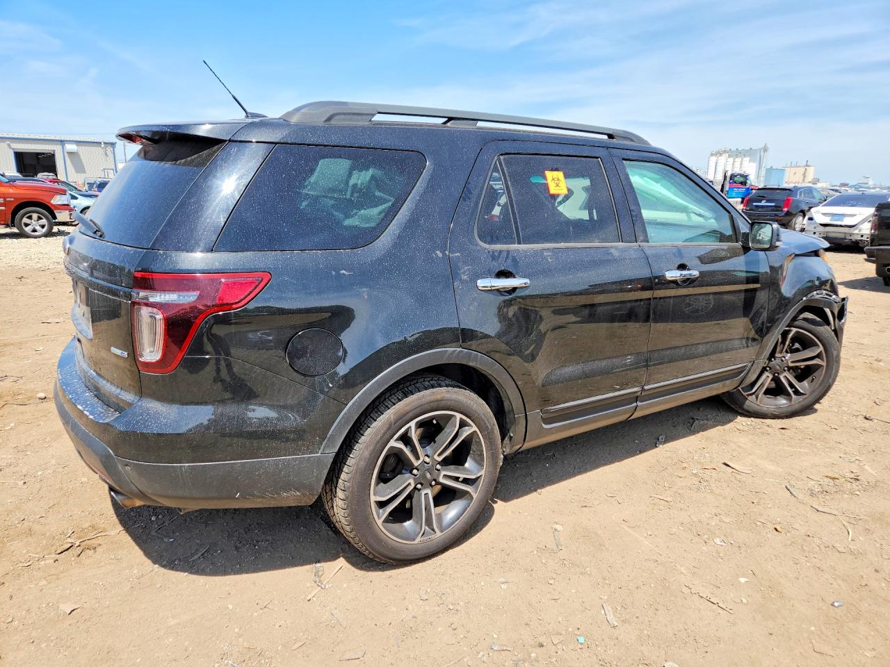 2013 Ford Explorer Sport Black vin: 1FM5K8GT1DGC58776