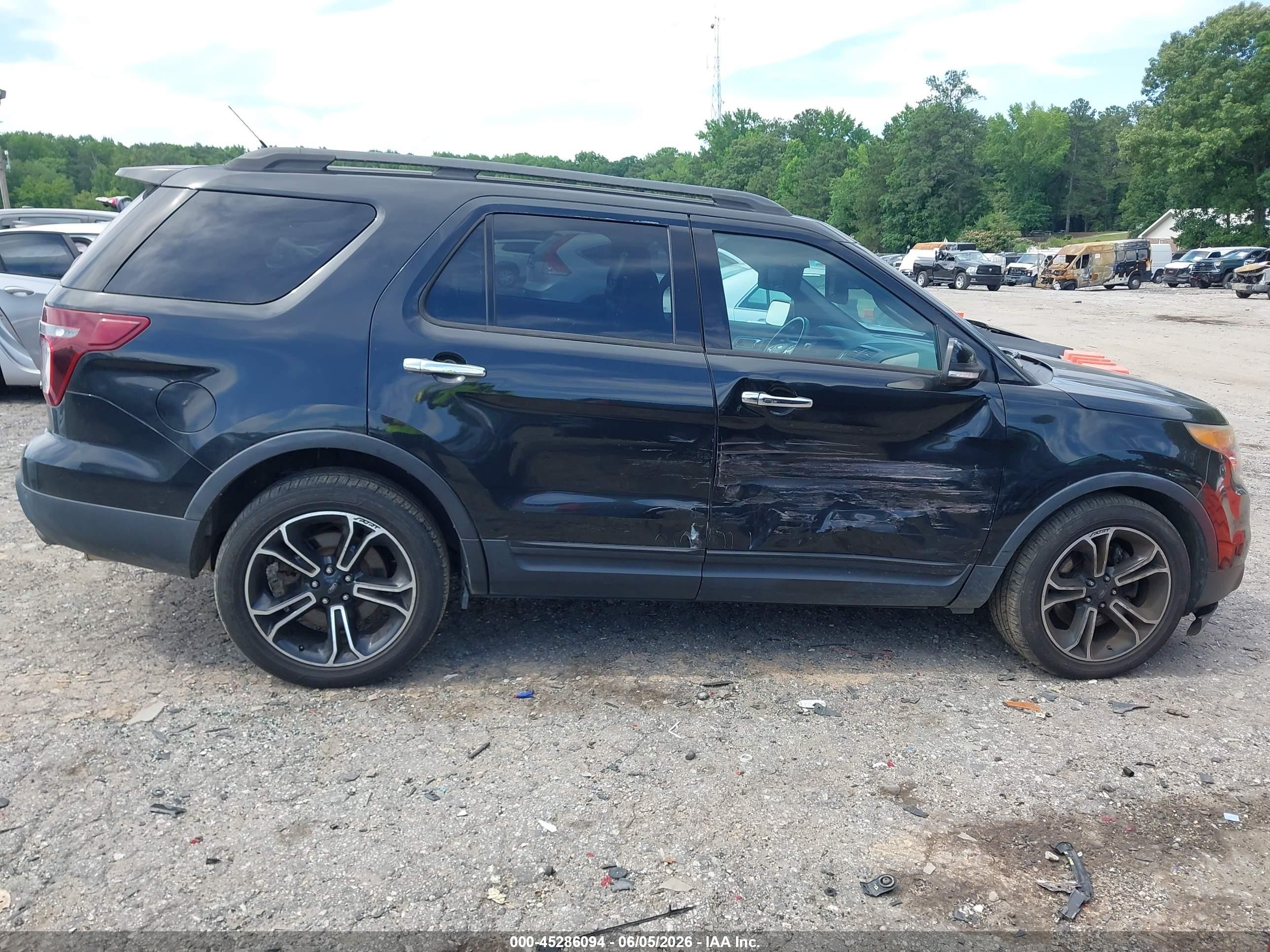 2013 Ford Explorer Sport Black vin: 1FM5K8GT1DGC85993
