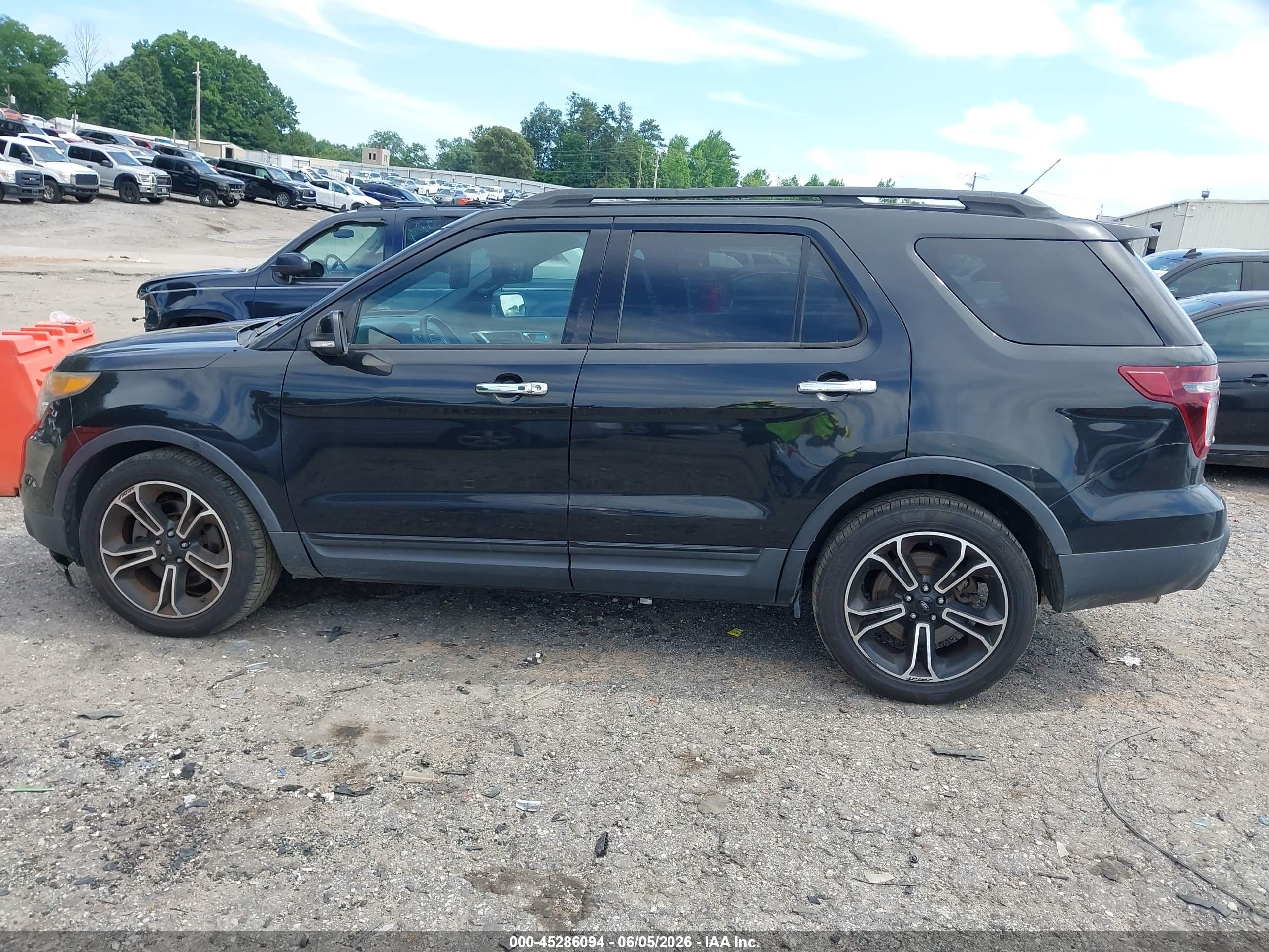 2013 Ford Explorer Sport Black vin: 1FM5K8GT1DGC85993
