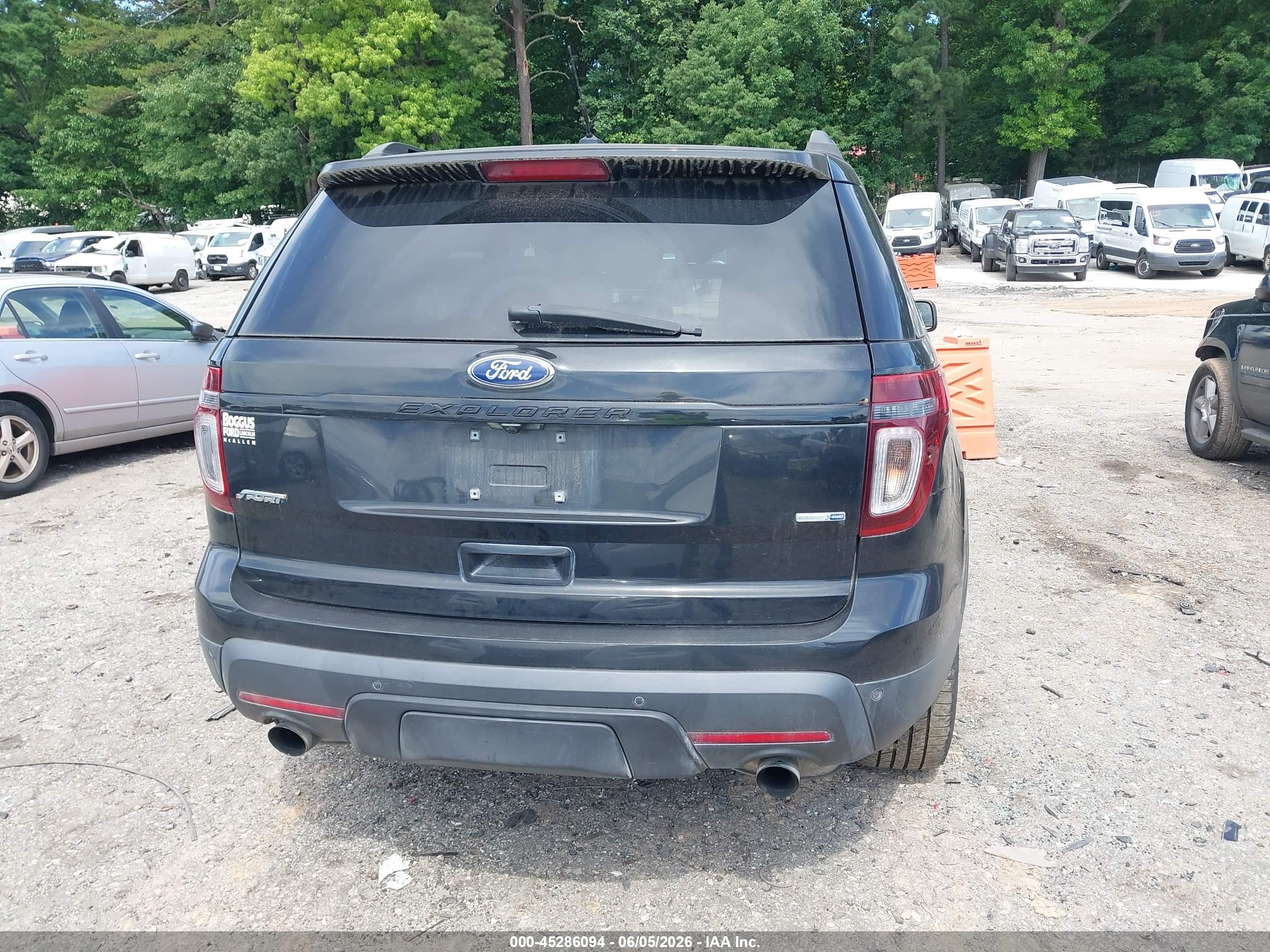 2013 Ford Explorer Sport Black vin: 1FM5K8GT1DGC85993