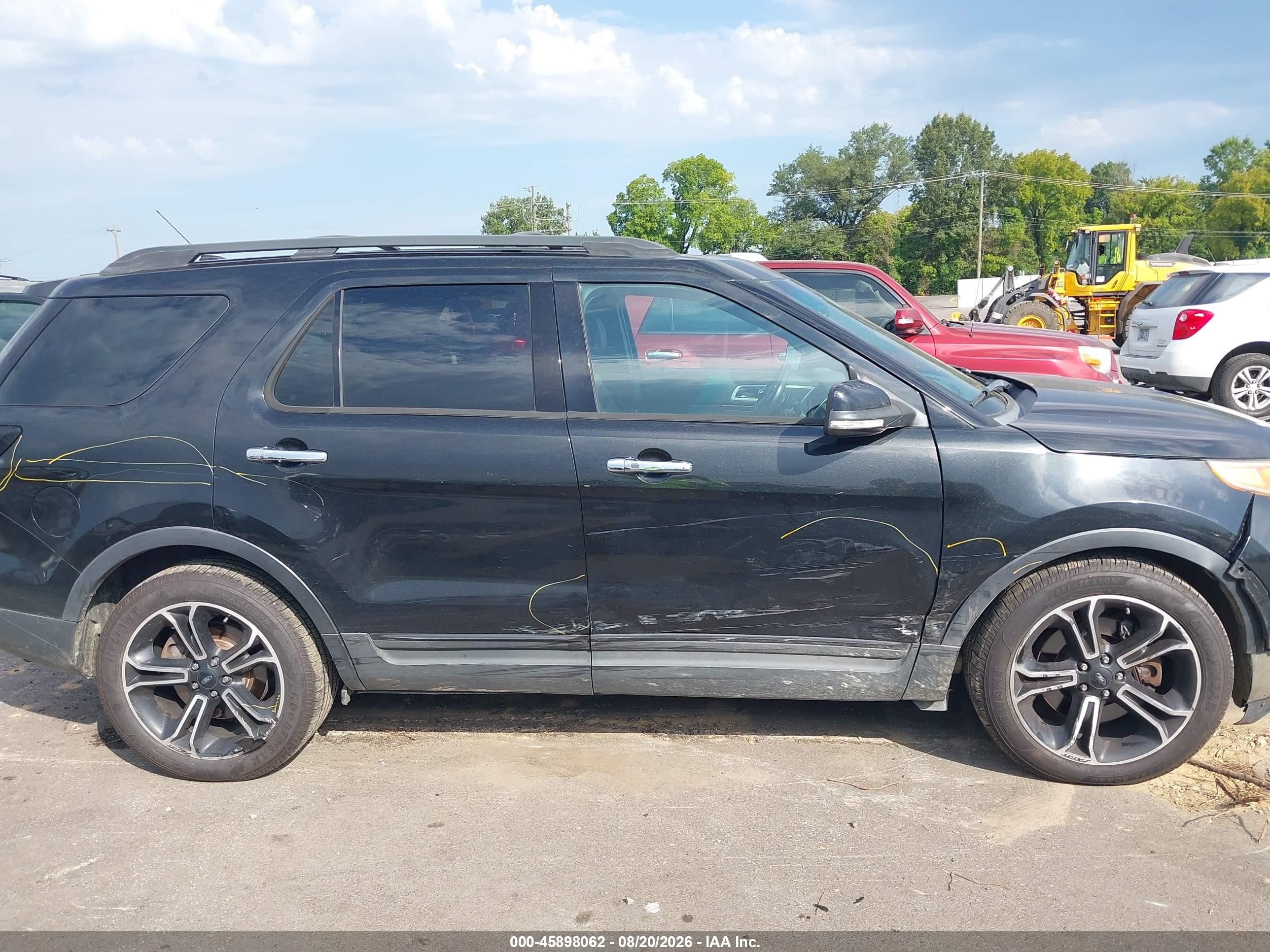 2014 Ford Explorer Sport Black vin: 1FM5K8GT1EGA07550