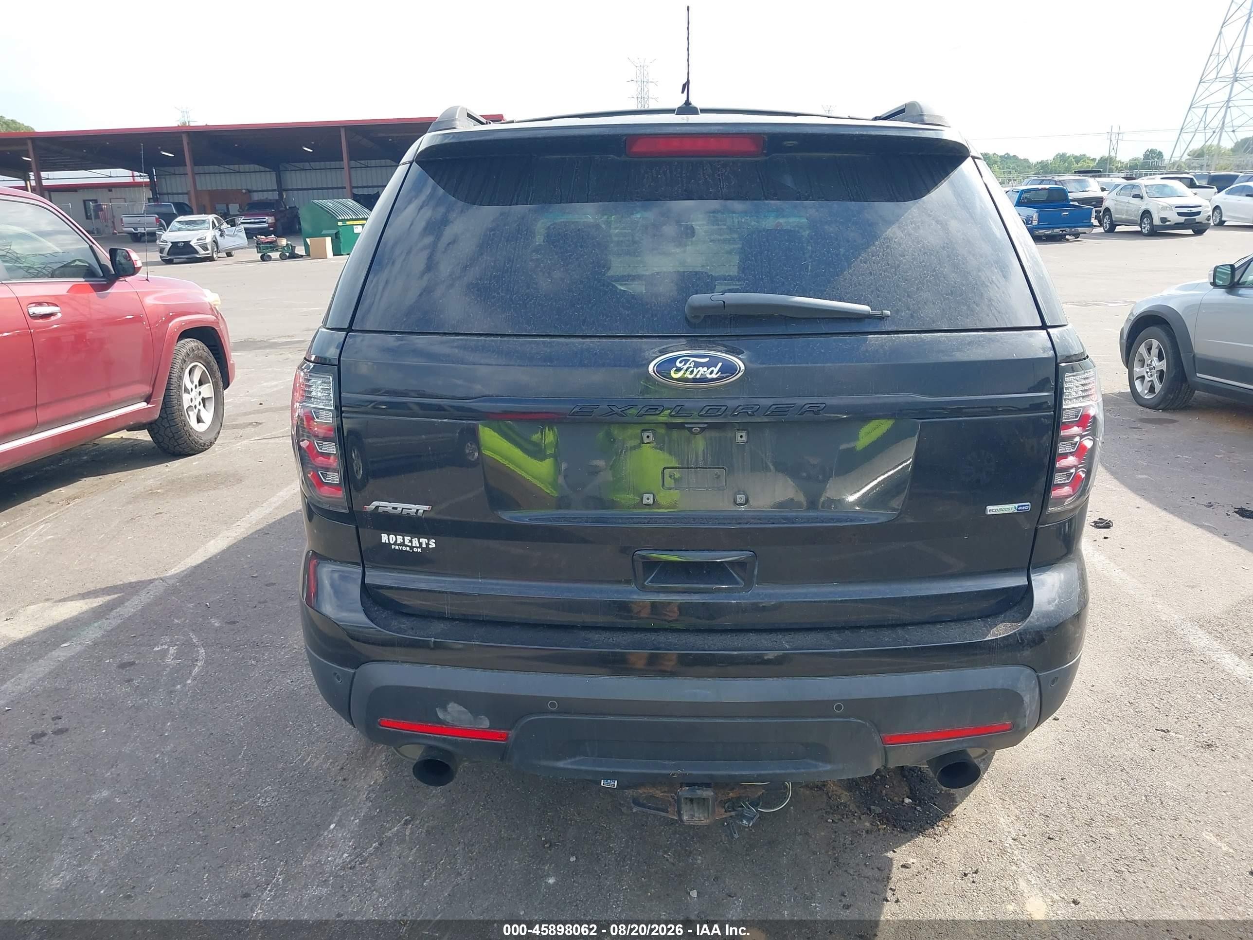 2014 Ford Explorer Sport Black vin: 1FM5K8GT1EGA07550