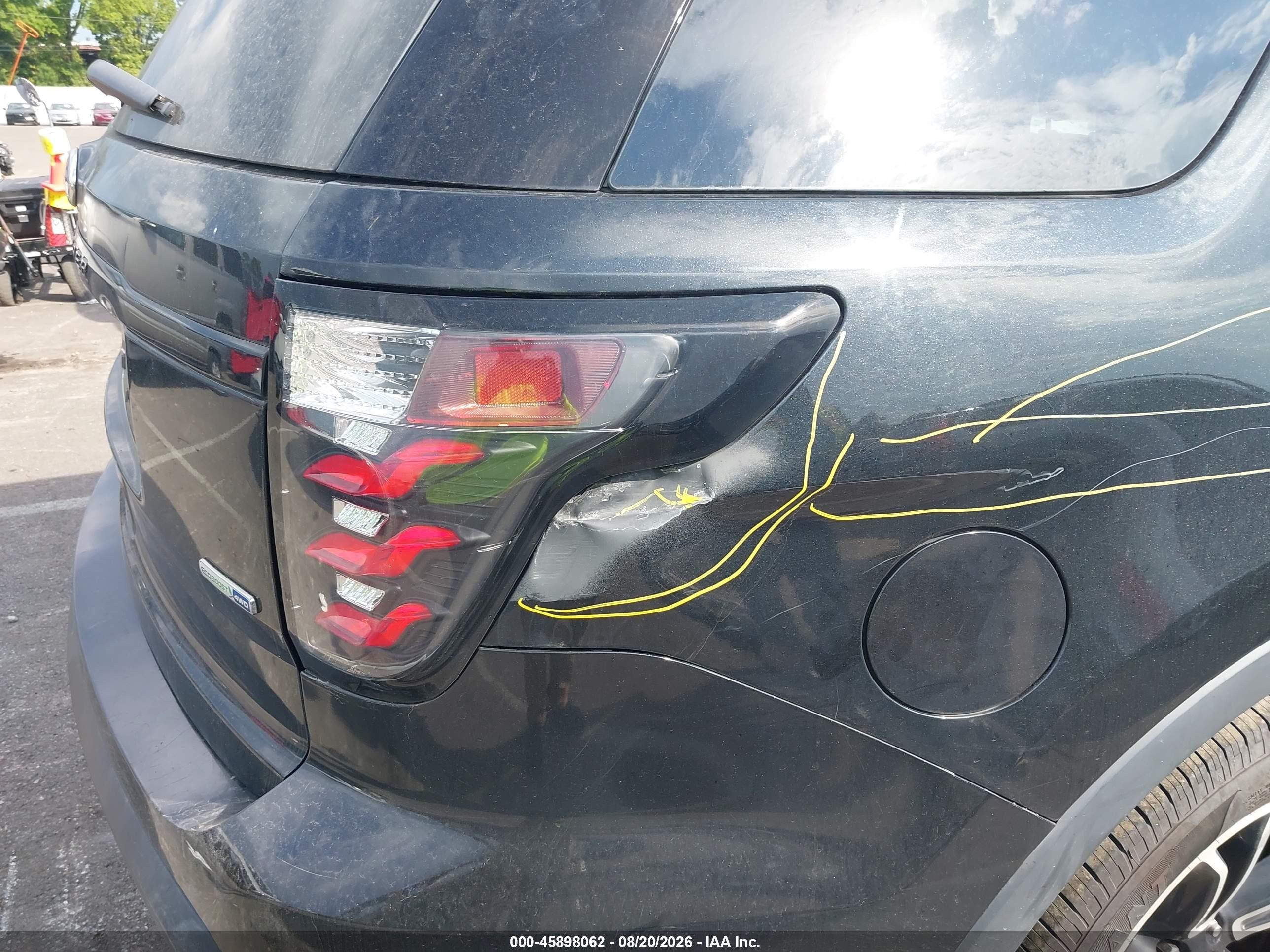 2014 Ford Explorer Sport Black vin: 1FM5K8GT1EGA07550