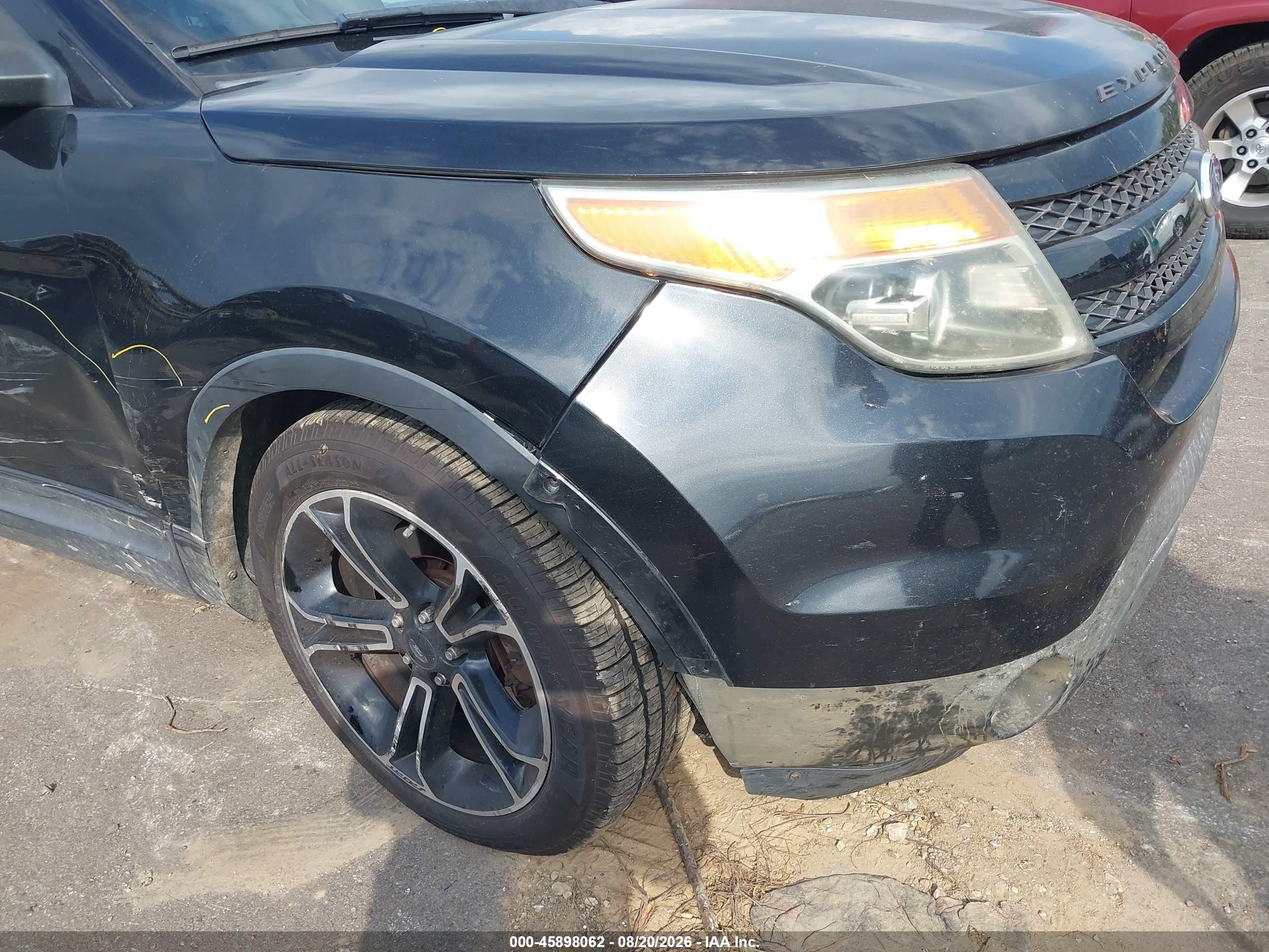 2014 Ford Explorer Sport Black vin: 1FM5K8GT1EGA07550