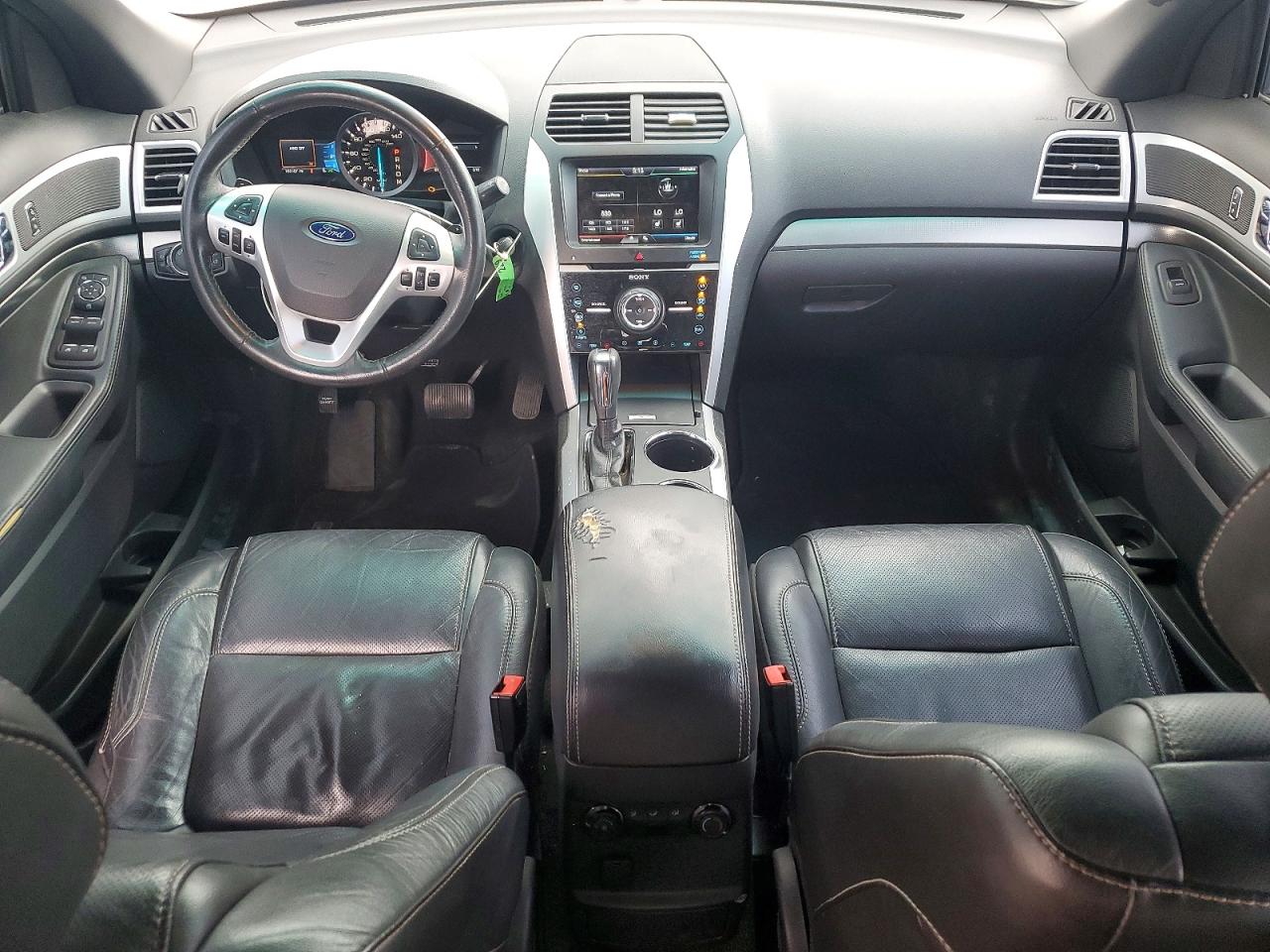 2014 Ford Explorer Sport White vin: 1FM5K8GT1EGA22758