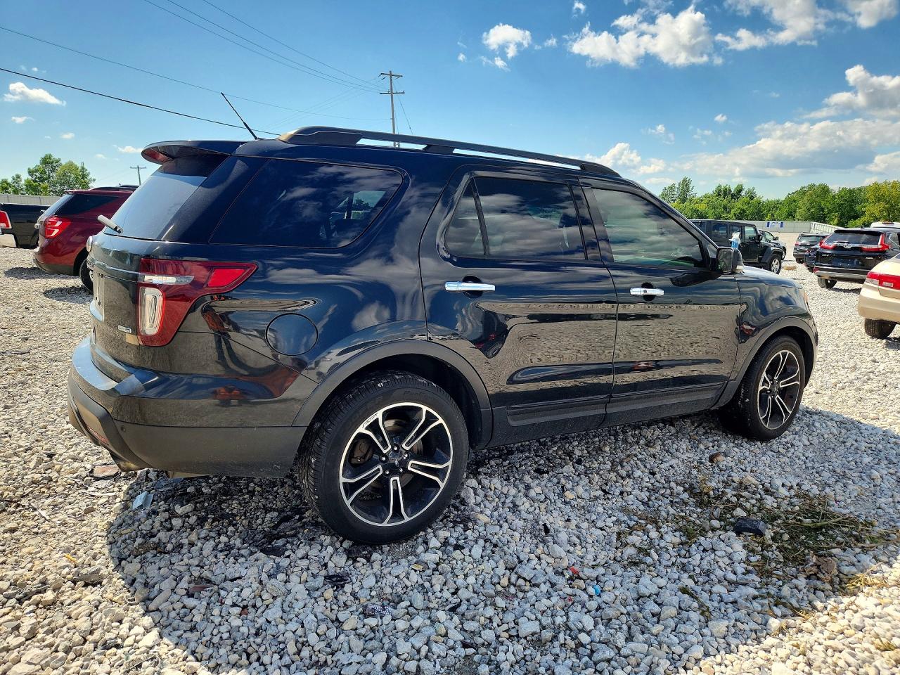 2014 Ford Explorer Sport Black vin: 1FM5K8GT1EGA29404